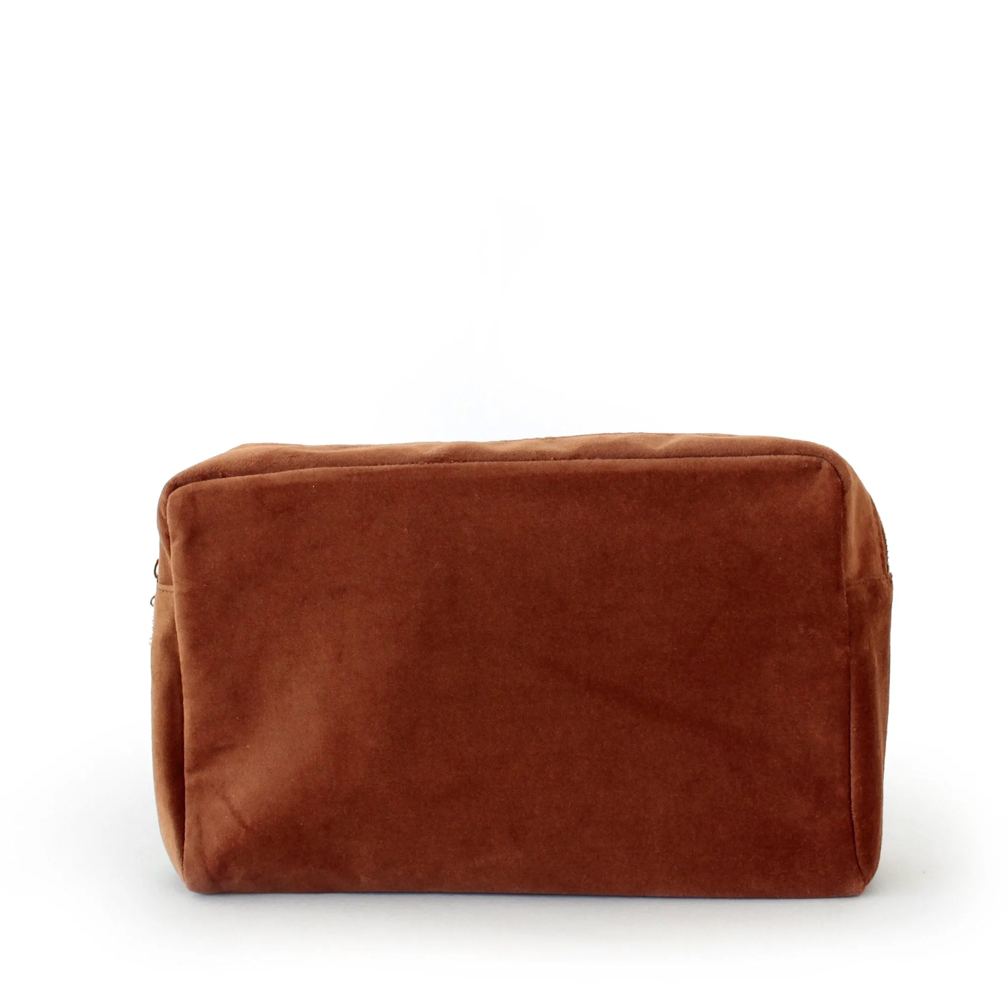 velvet large pouch, caramel sold by Nordstjerne