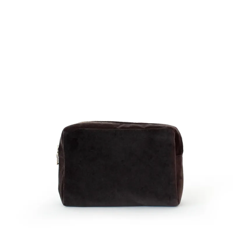velvet small pouch, chocolate sold by Nordstjerne