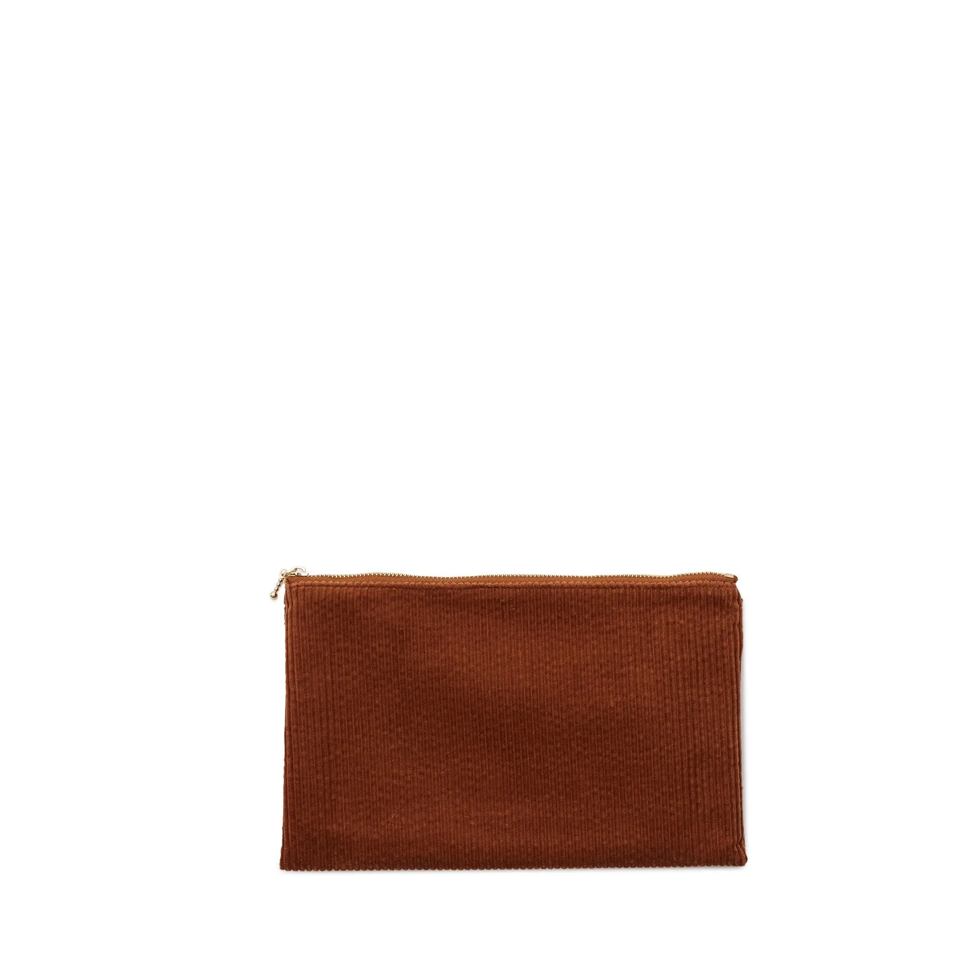 corduroy clutch, caramel sold by Nordstjerne
