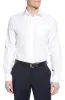 David Donahue Luxury Non-Iron Trim Fit Solid Dress Shirt in White at Nordstrom, Size 15.5 - 32 sold by Nordstrom