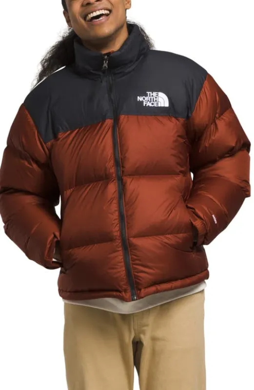 The North Face Men's 1996 Retro Nuptse 700 Fill Power Down Packable Jacket in Brandy Brown/Tnf Black at Nordstrom, Size Large sold by Nordstrom