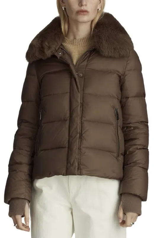 Dawn Levy Vera - Shearling Coat in Black at Nordstrom, Size Small made by Nordstrom