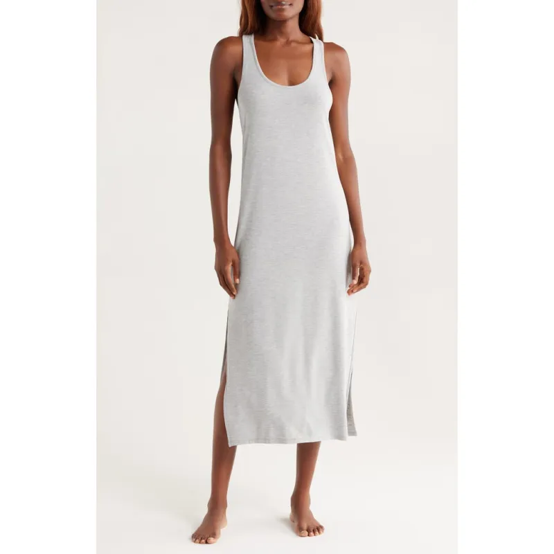 Nordstrom Cool Touch Tank Nightgown in Grey Heather at Nordstrom, Size X-Large sold by Nordstrom