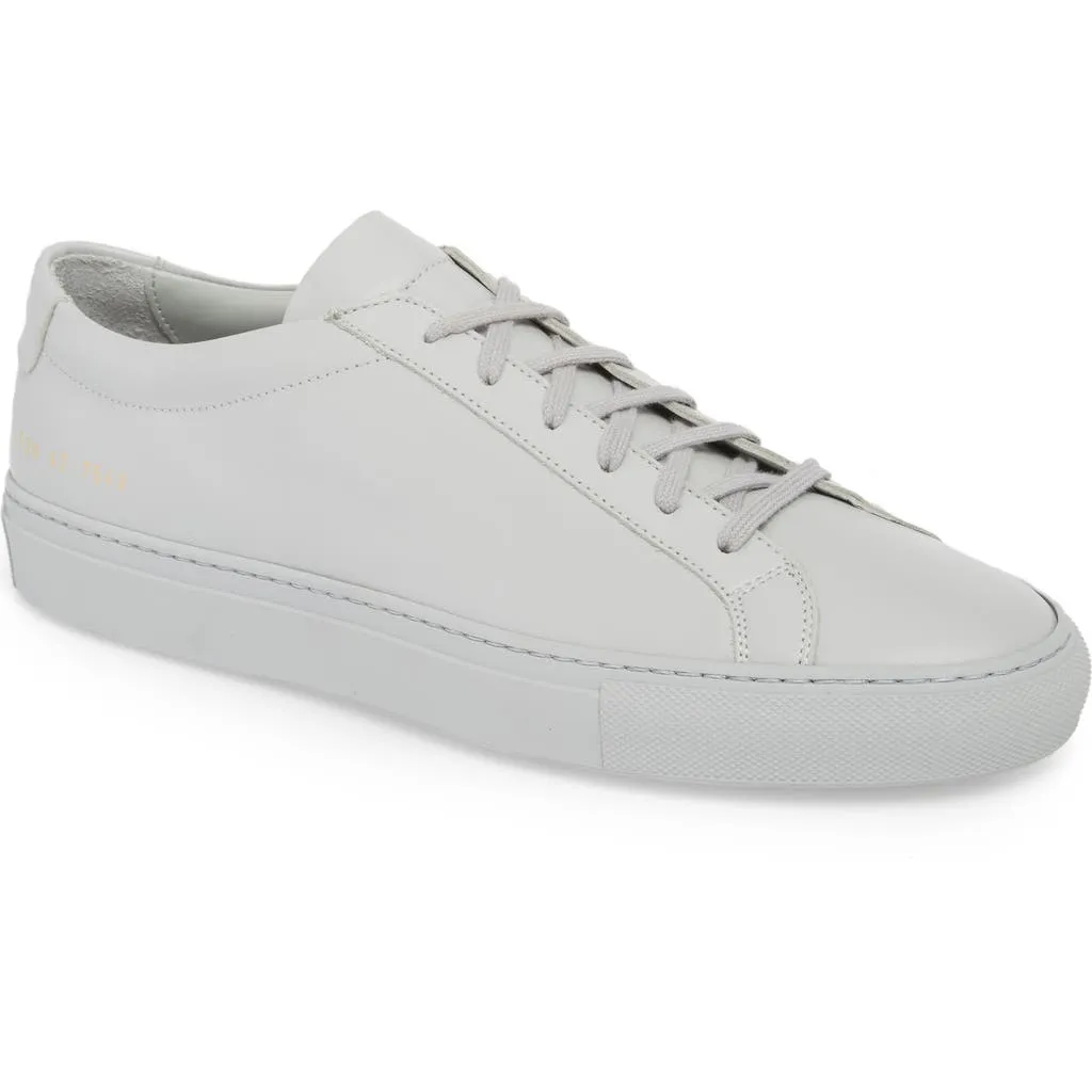 Common Projects Original Achilles Sneaker in Grey Leather at Nordstrom, Size 12Us sold by Nordstrom