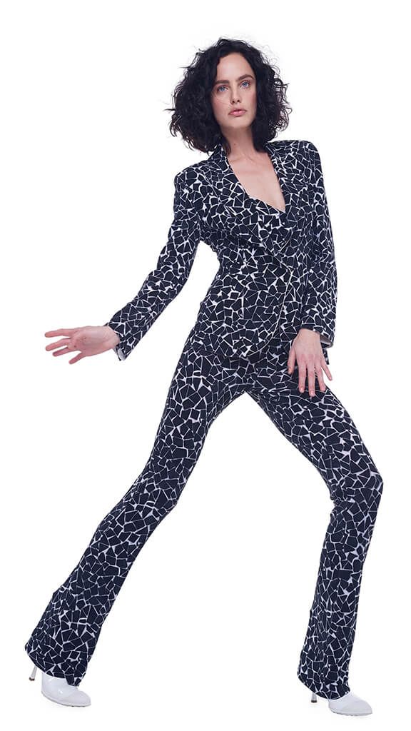 SINGLE BREASTED JACKET sold by Norma Kamali product image thumbnail 4