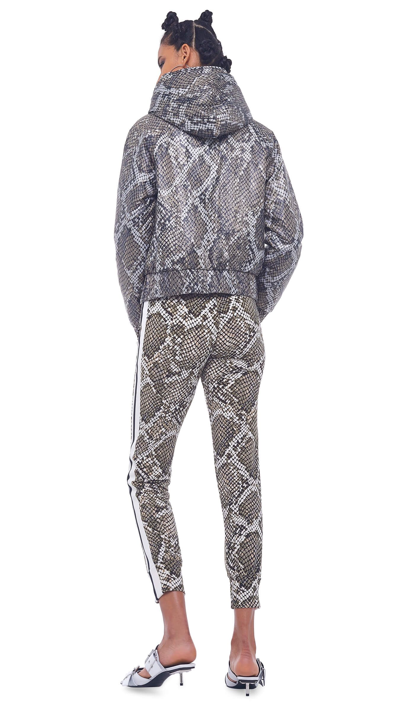 HOODED BOMBER JACKET sold by Norma Kamali product image thumbnail 4