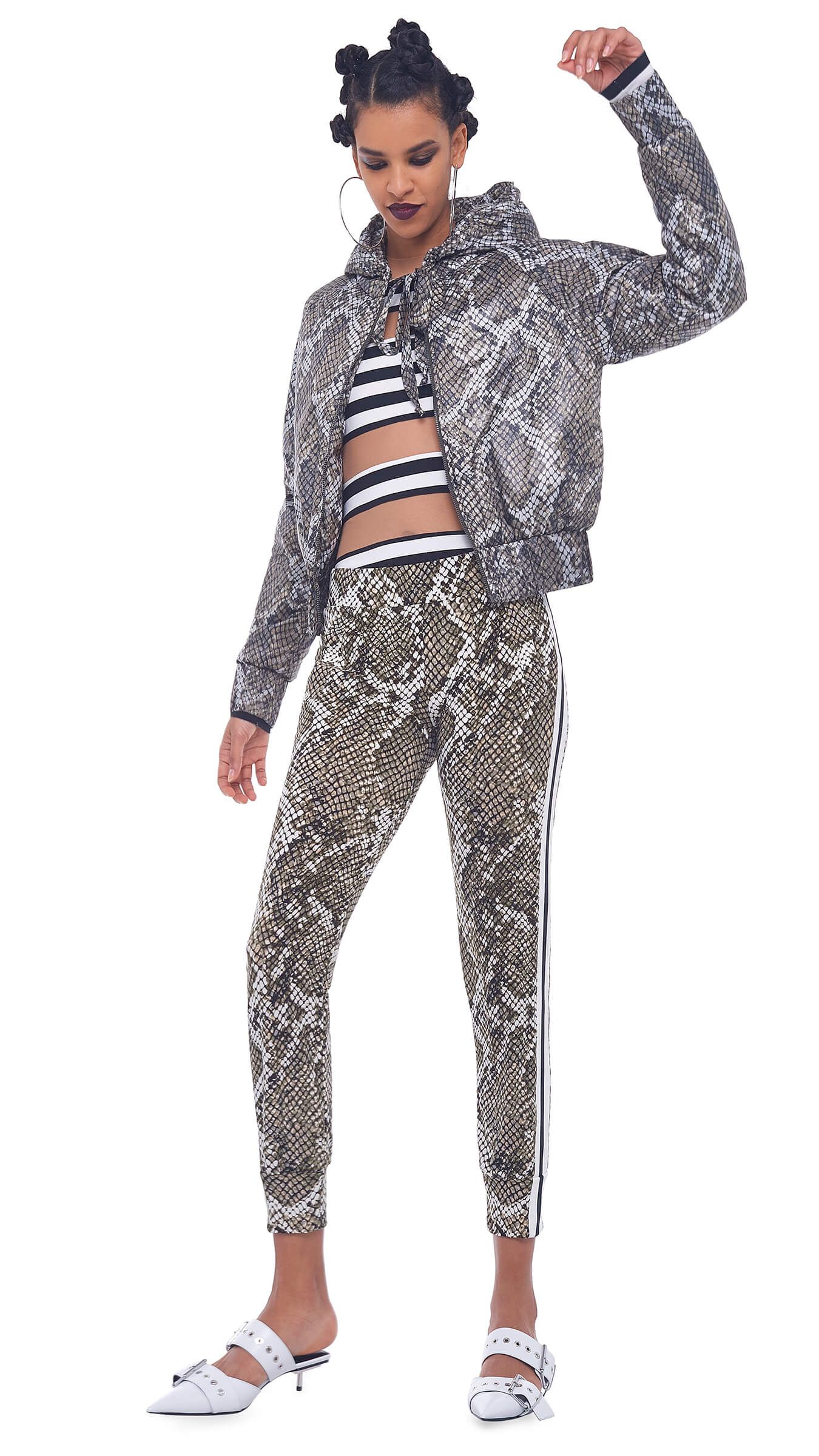 HOODED BOMBER JACKET sold by Norma Kamali