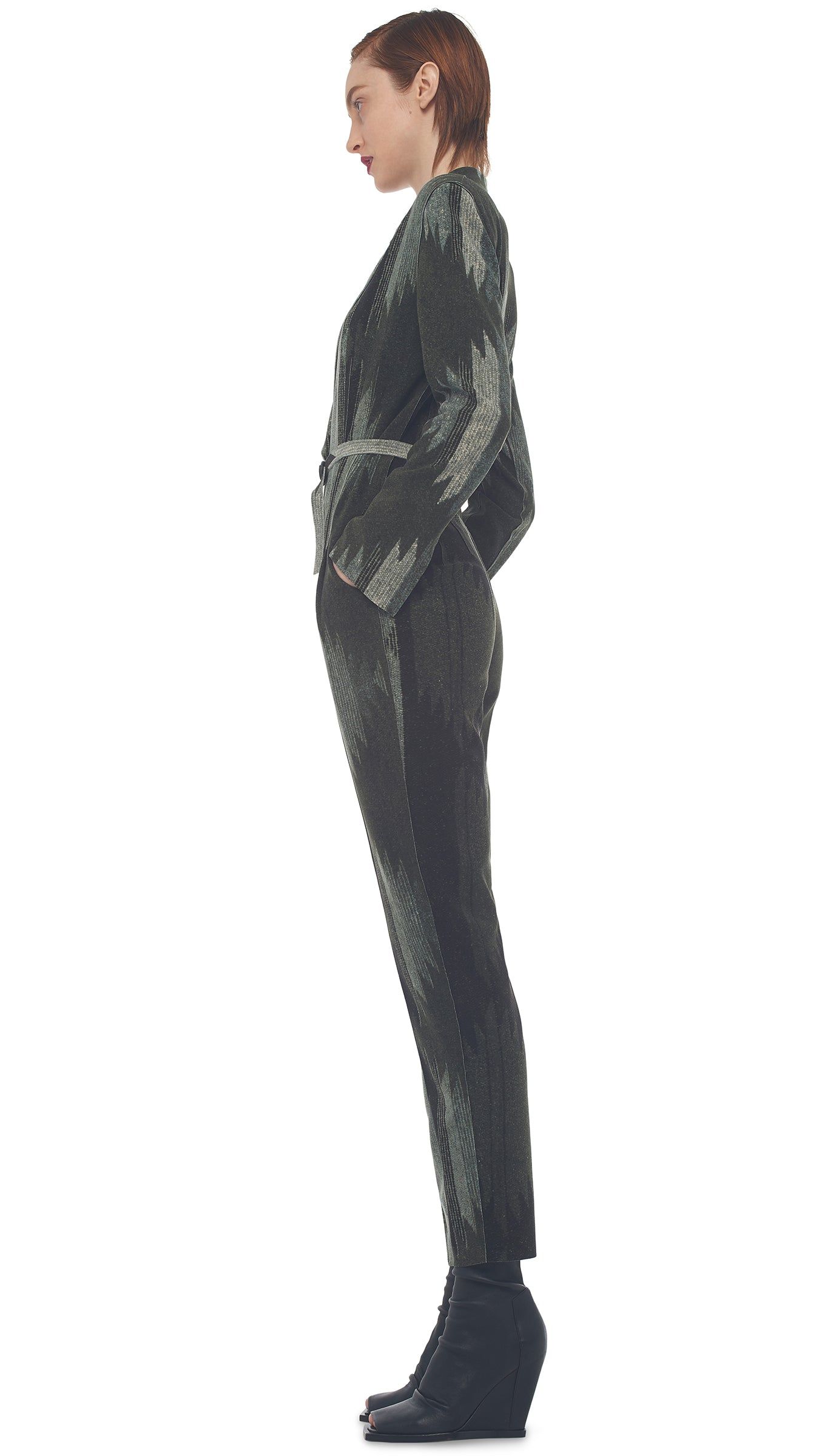 SINGLE BREASTED JUMPSUIT sold by Norma Kamali product image thumbnail 2