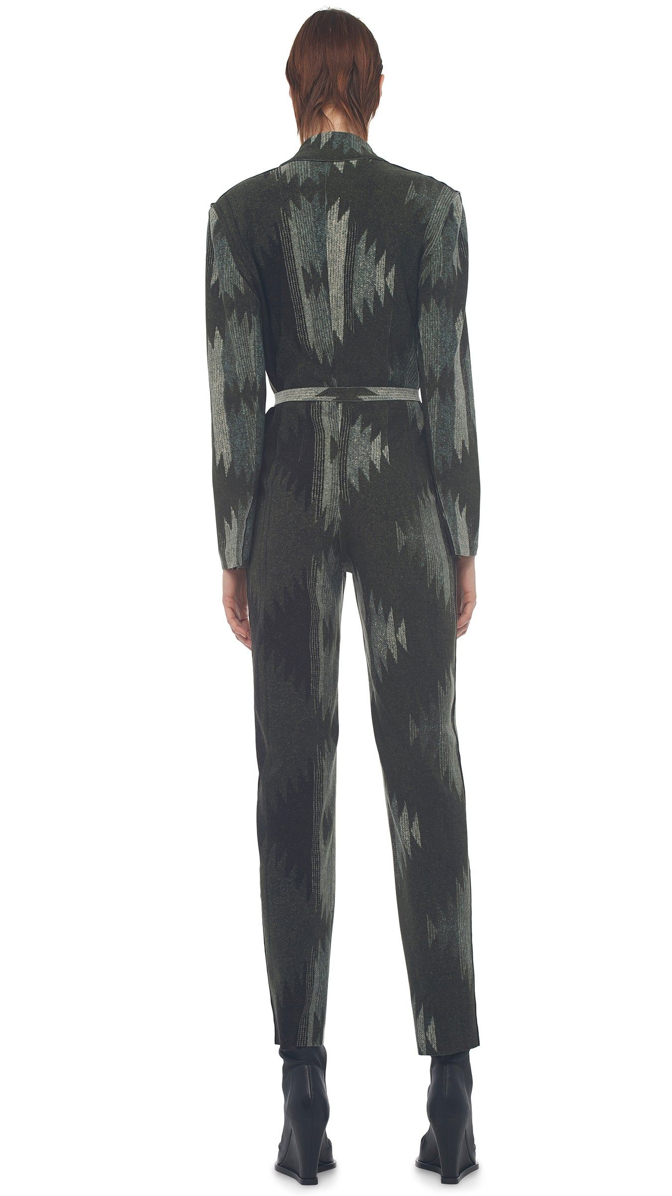 SINGLE BREASTED JUMPSUIT sold by Norma Kamali product image thumbnail 3