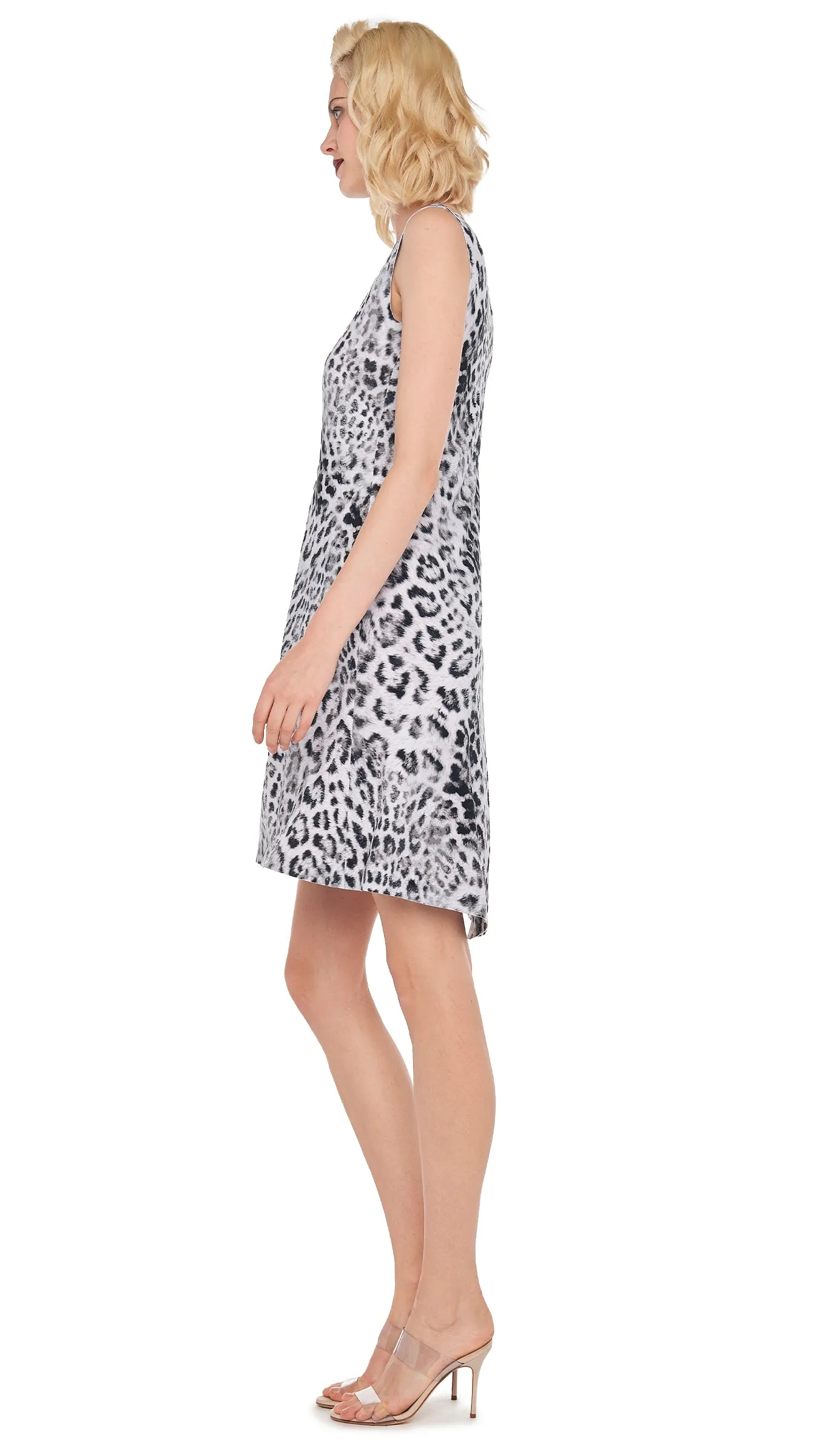 SLEEVELESS SWING DRESS sold by Norma Kamali product image thumbnail 2