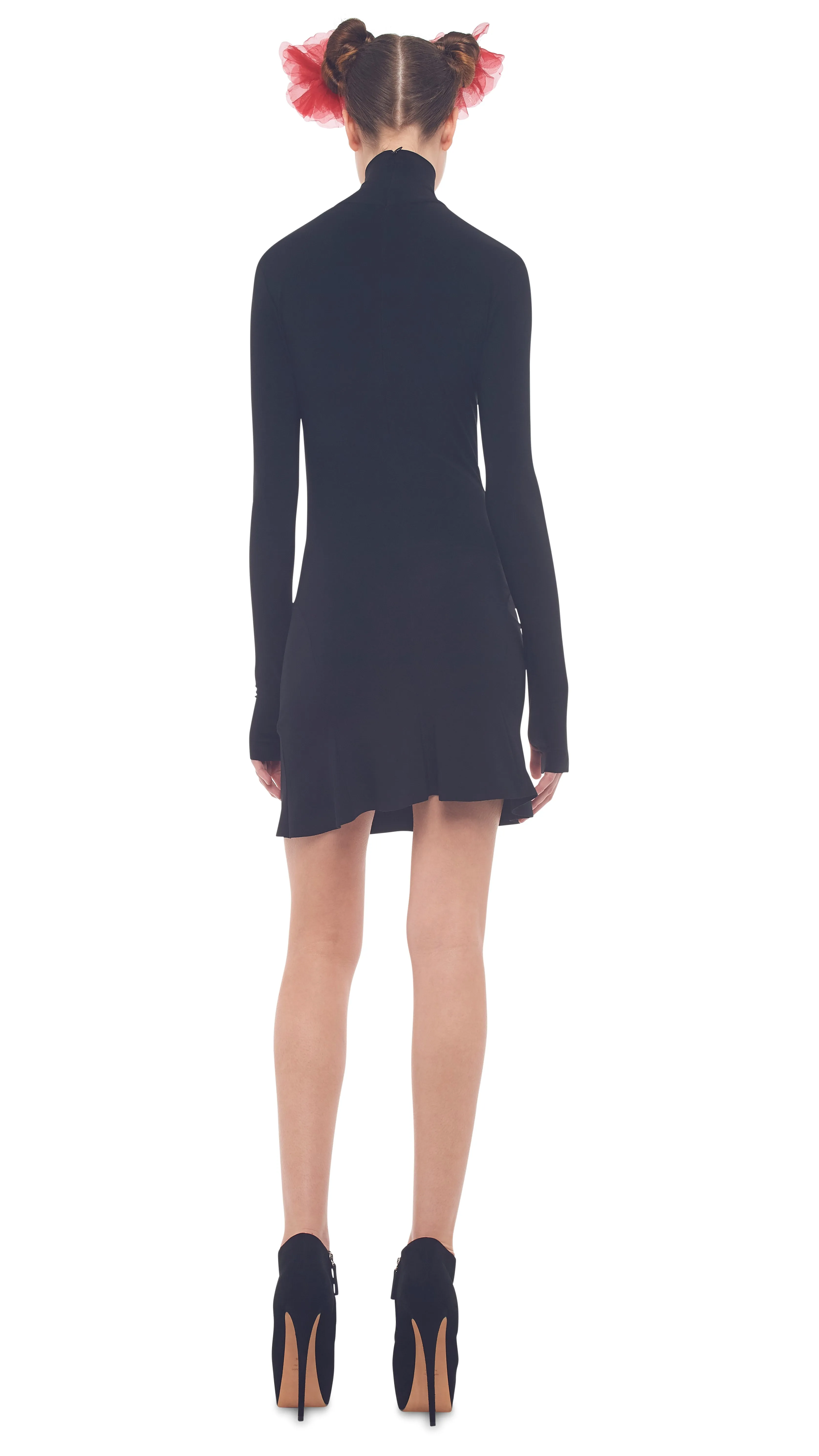 TURTLE FISHTAIL MINI DRESS sold by Norma Kamali product image thumbnail 3