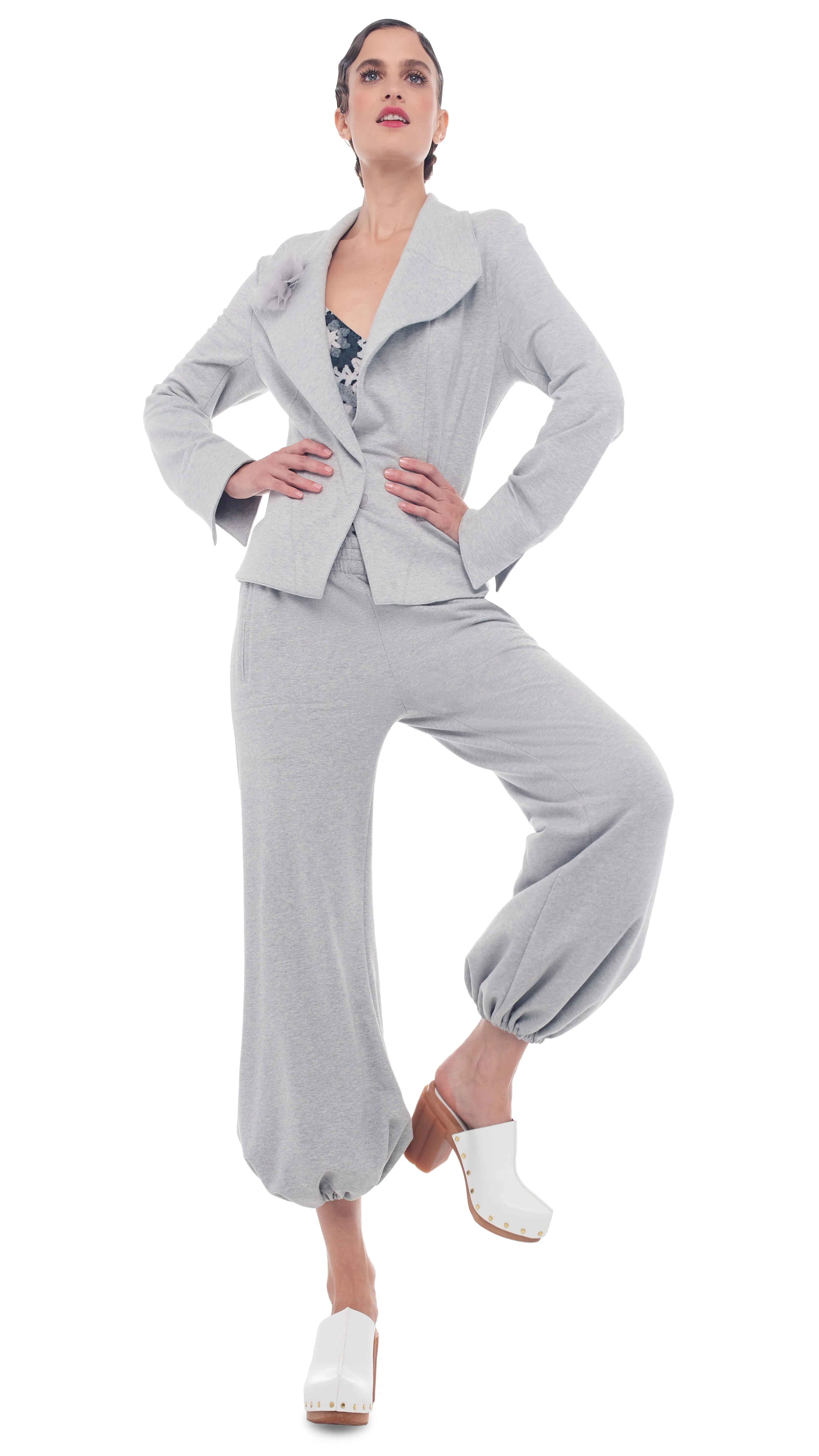 BOYFRIEND PUFF JOG PANT sold by Norma Kamali product image thumbnail 4