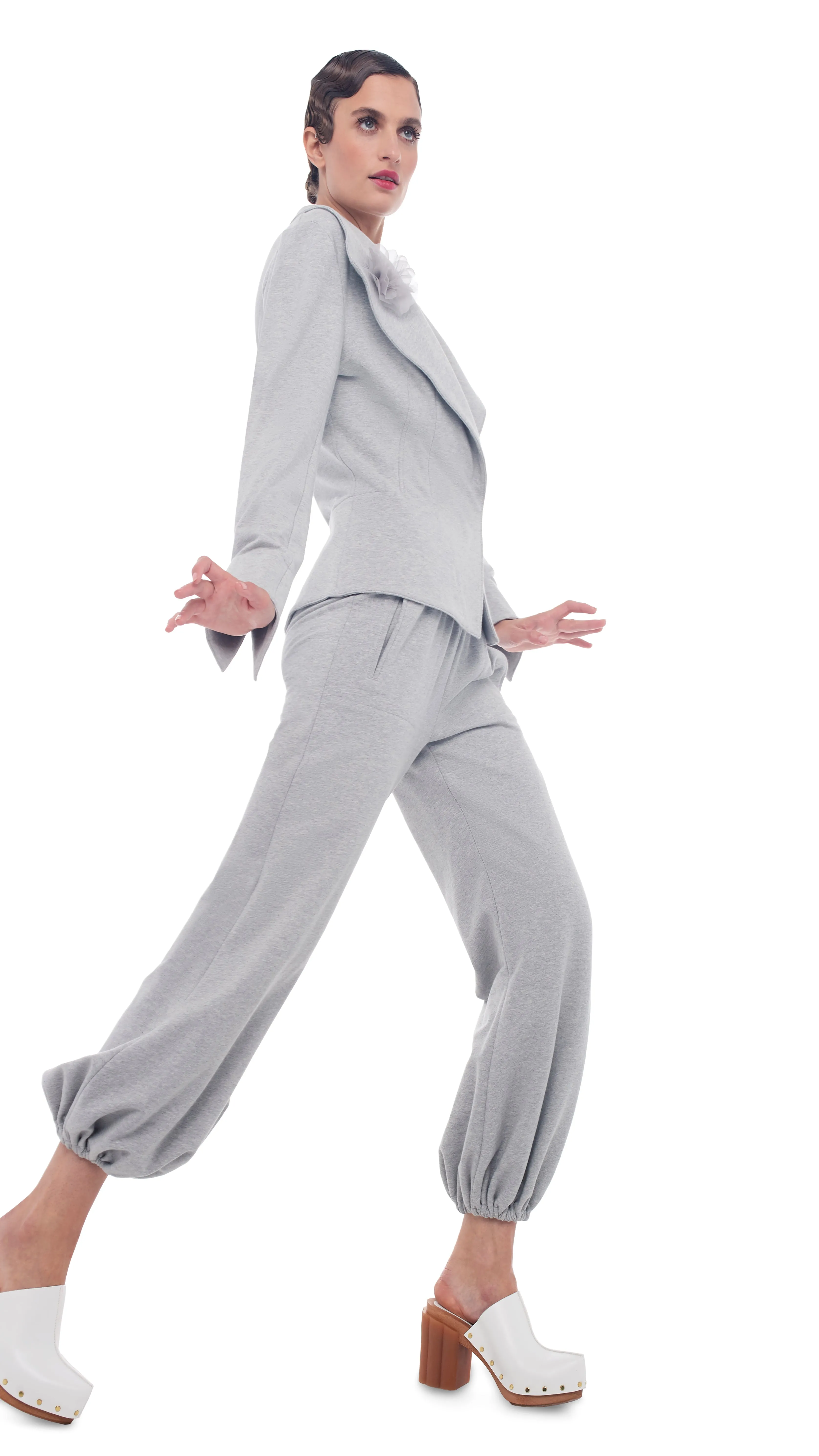 BOYFRIEND PUFF JOG PANT sold by Norma Kamali product image thumbnail 5