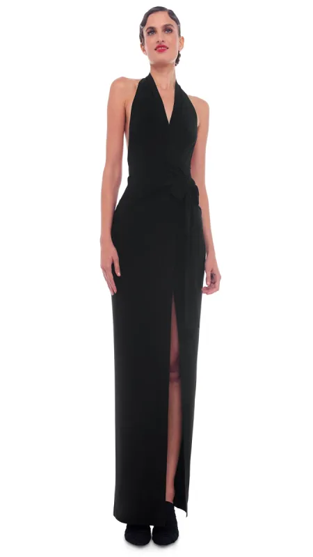 HALTER WRAP STRAIGHT GOWN sold by Norma Kamali