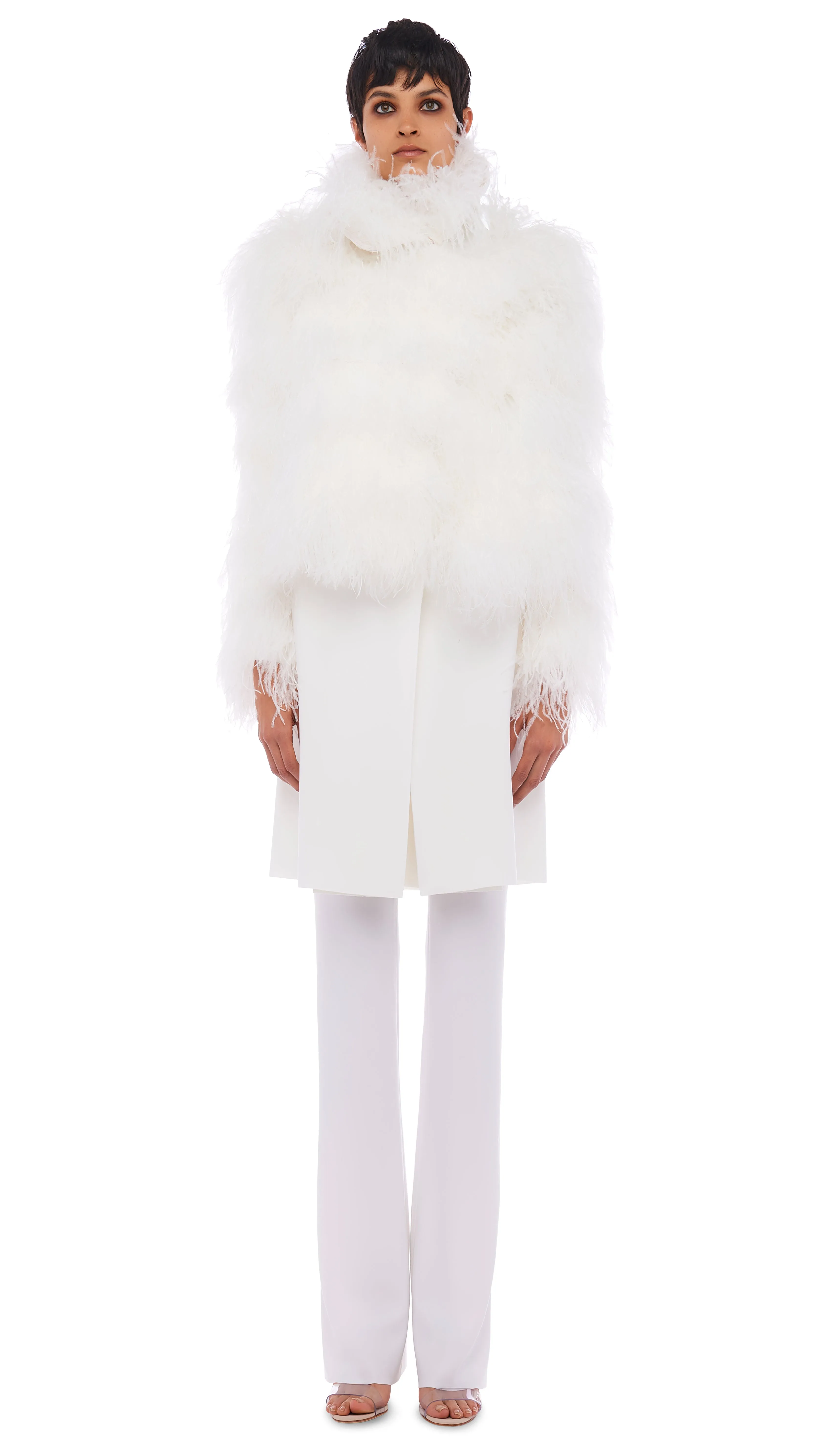 ALL OVER FEATHER JACKET sold by Norma Kamali