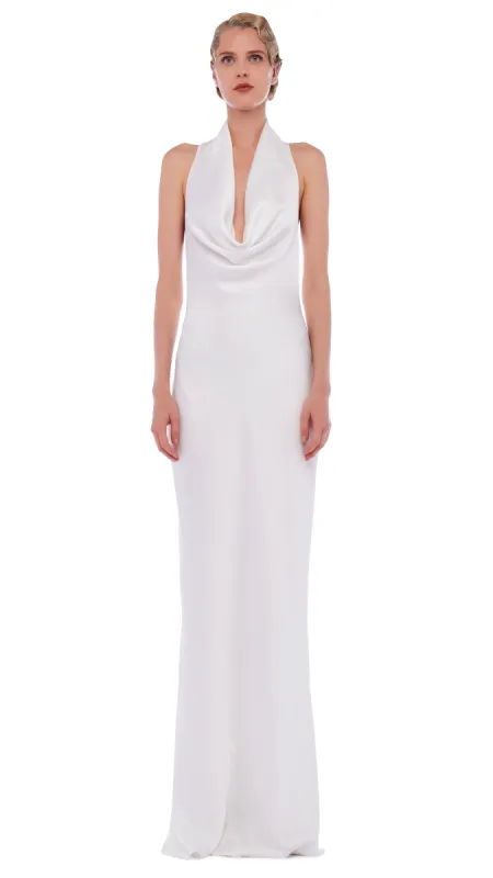 HALTER DRAPE BIAS GOWN sold by Norma Kamali