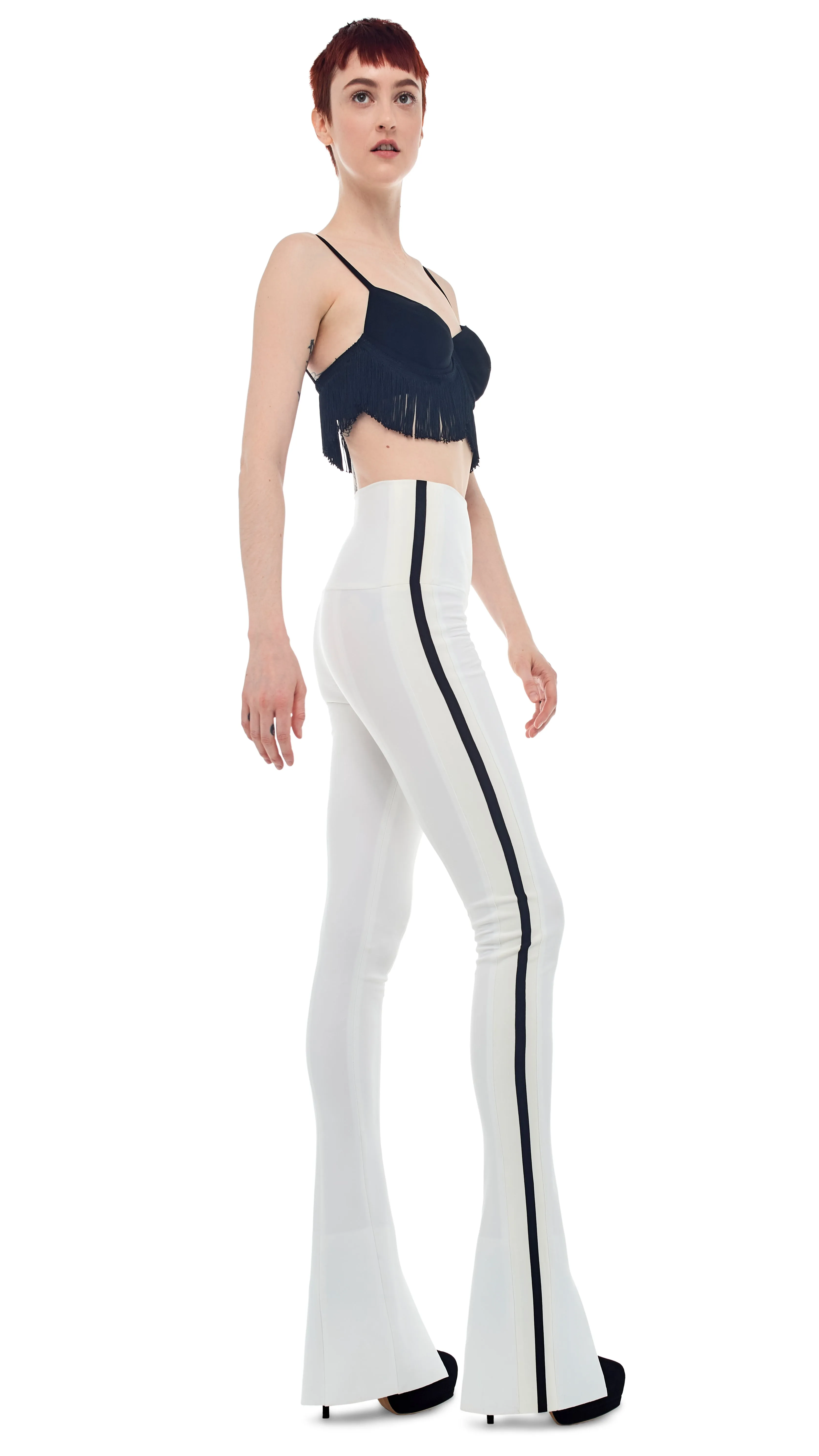 FRINGE UNDERWIRE BRA sold by Norma Kamali product image thumbnail 5