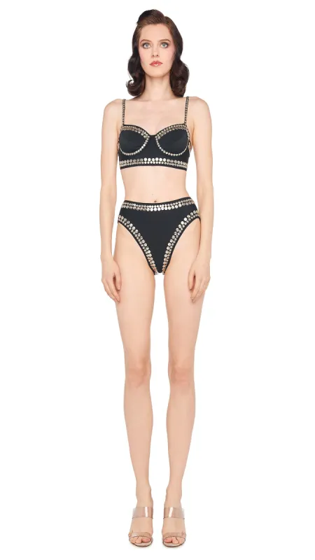 STUD UNDERWIRE BRA sold by Norma Kamali