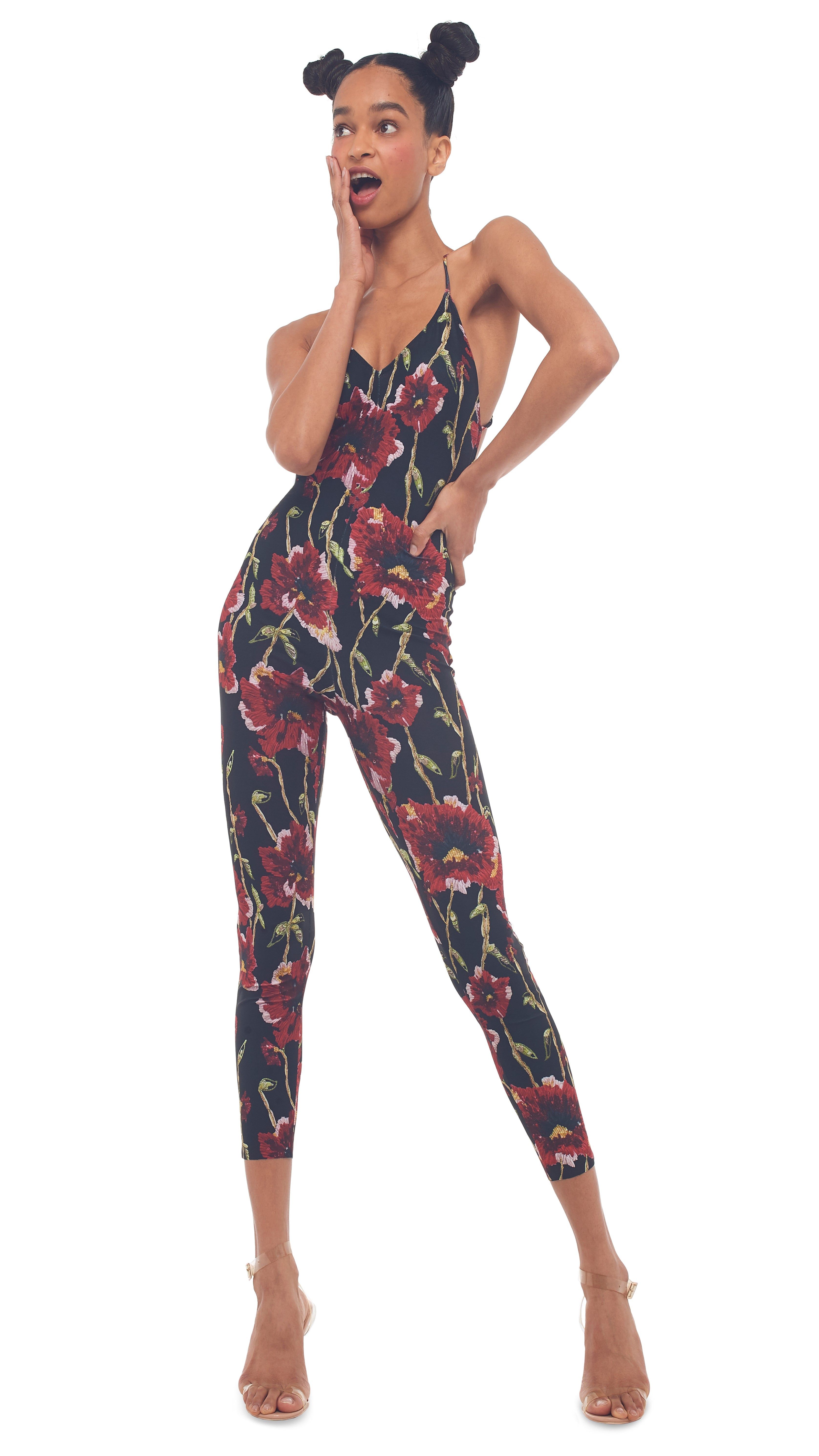 LOW BACK FARA SLIP CATSUIT sold by Norma Kamali product image thumbnail 4