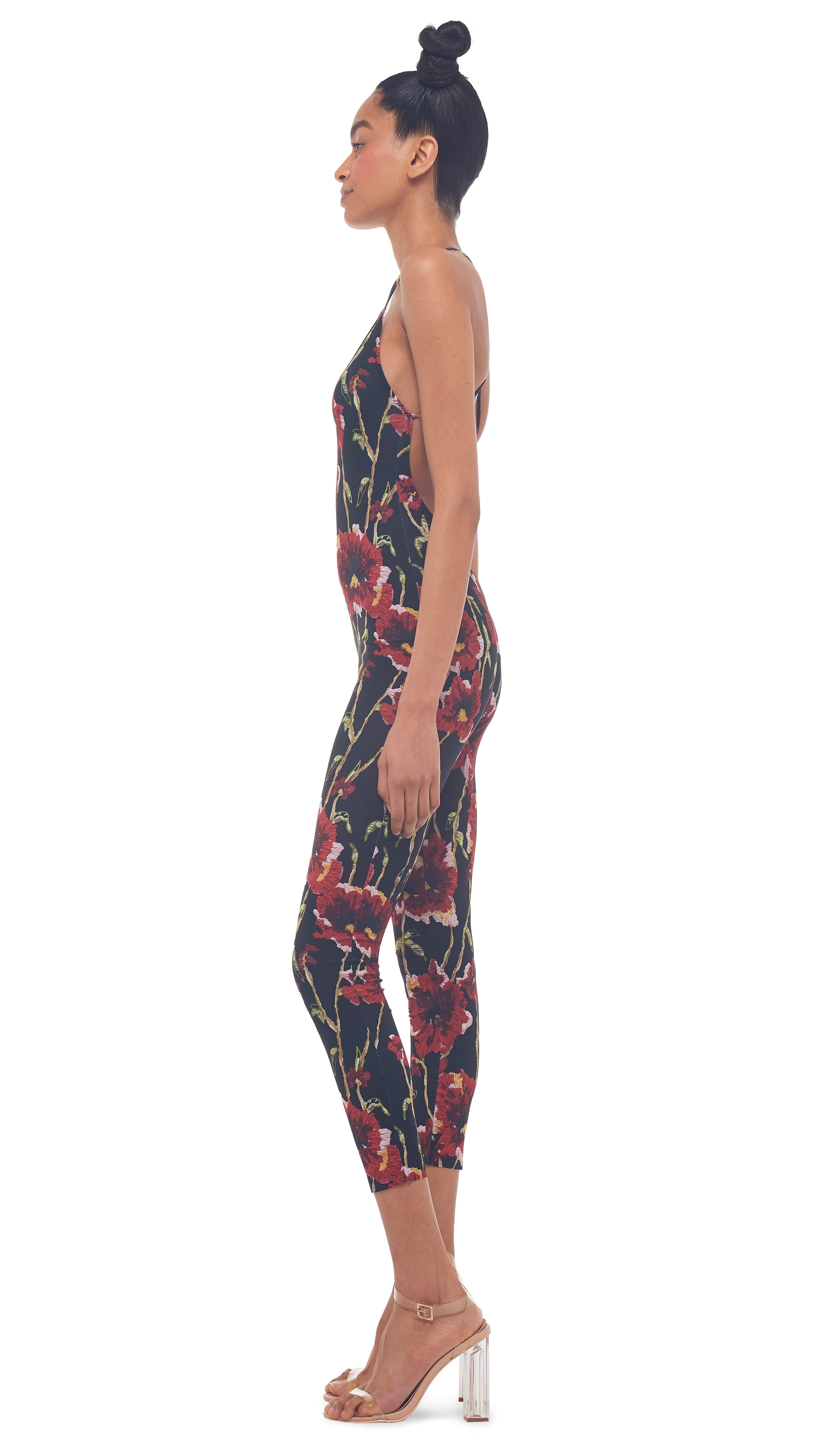 LOW BACK FARA SLIP CATSUIT sold by Norma Kamali product image thumbnail 2