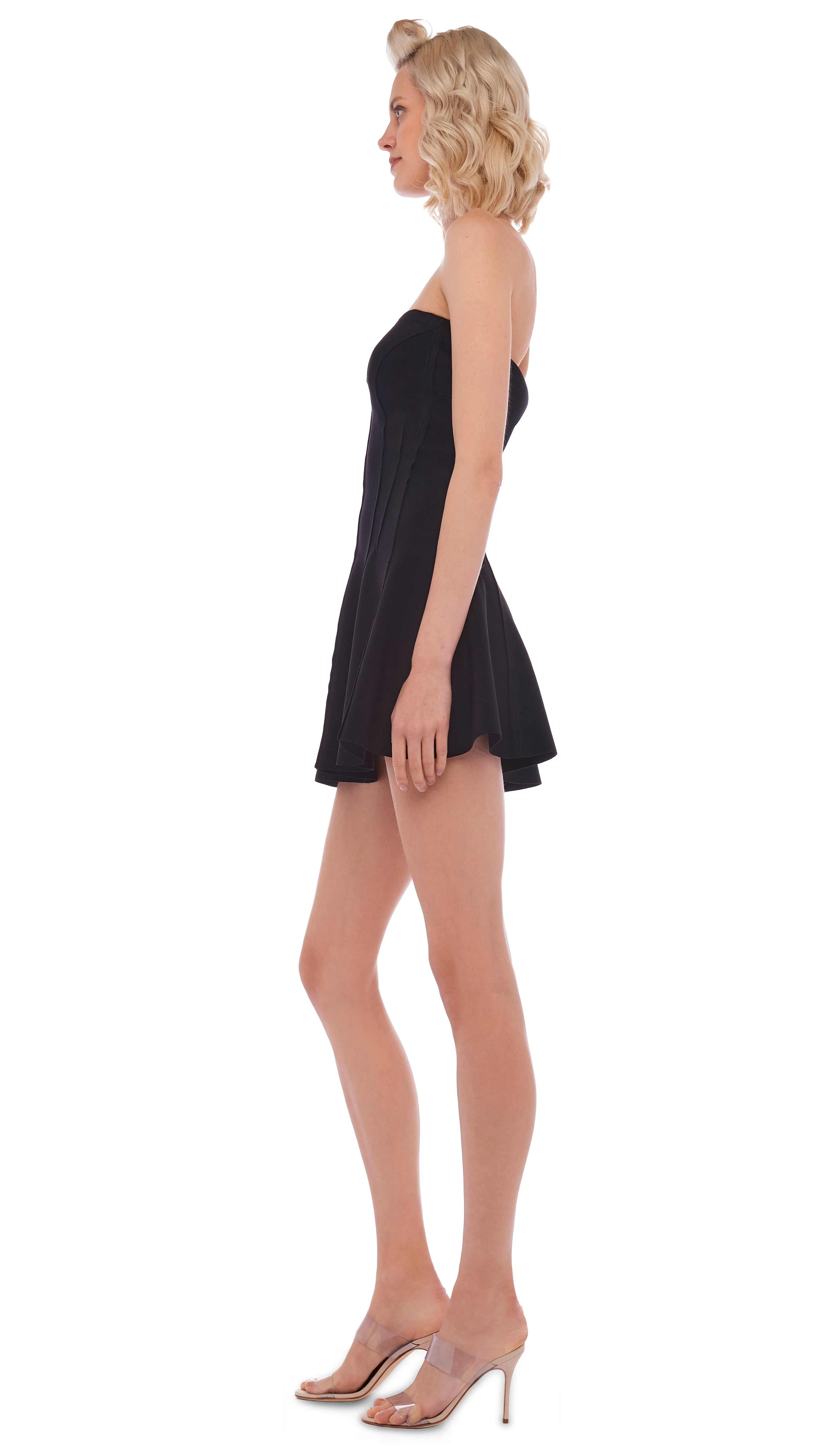 STRAPLESS GRACE MINI DRESS sold by Norma Kamali product image thumbnail 2