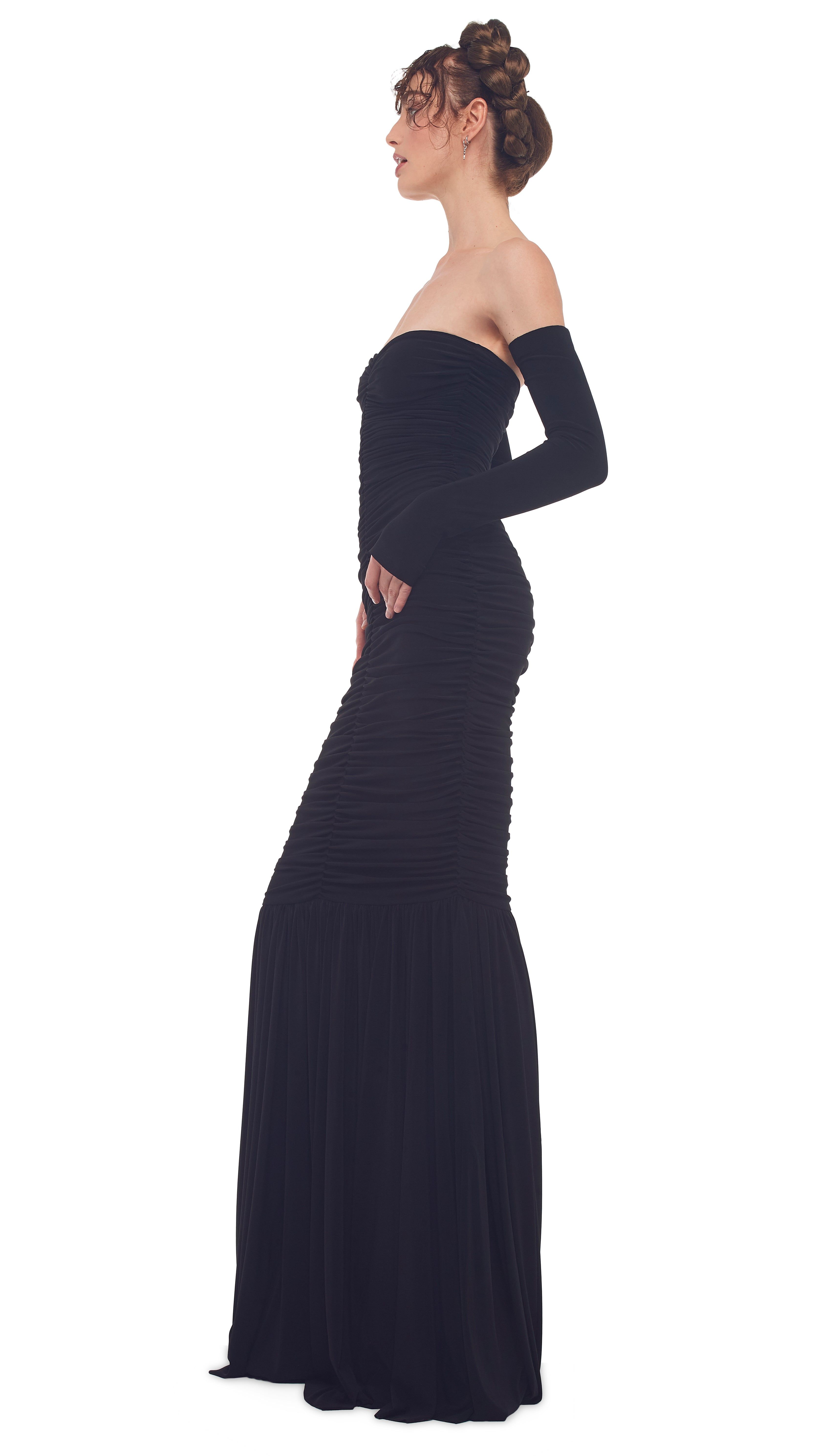 SLINKY FISHTAIL GOWN sold by Norma Kamali product image thumbnail 2