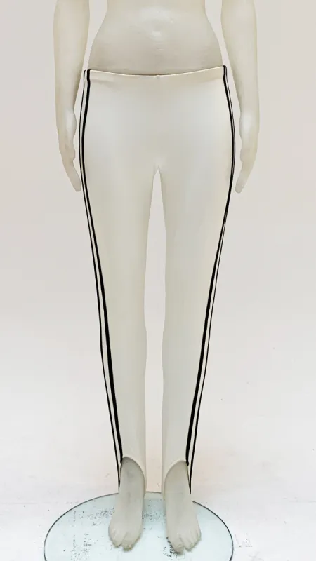 SIDE STRIPE STIRRUP LEGGING sold by Norma Kamali