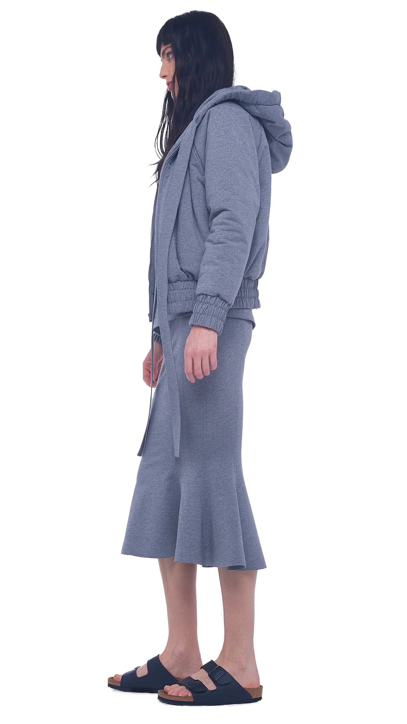 HOODED BOMBER JACKET sold by Norma Kamali product image thumbnail 2