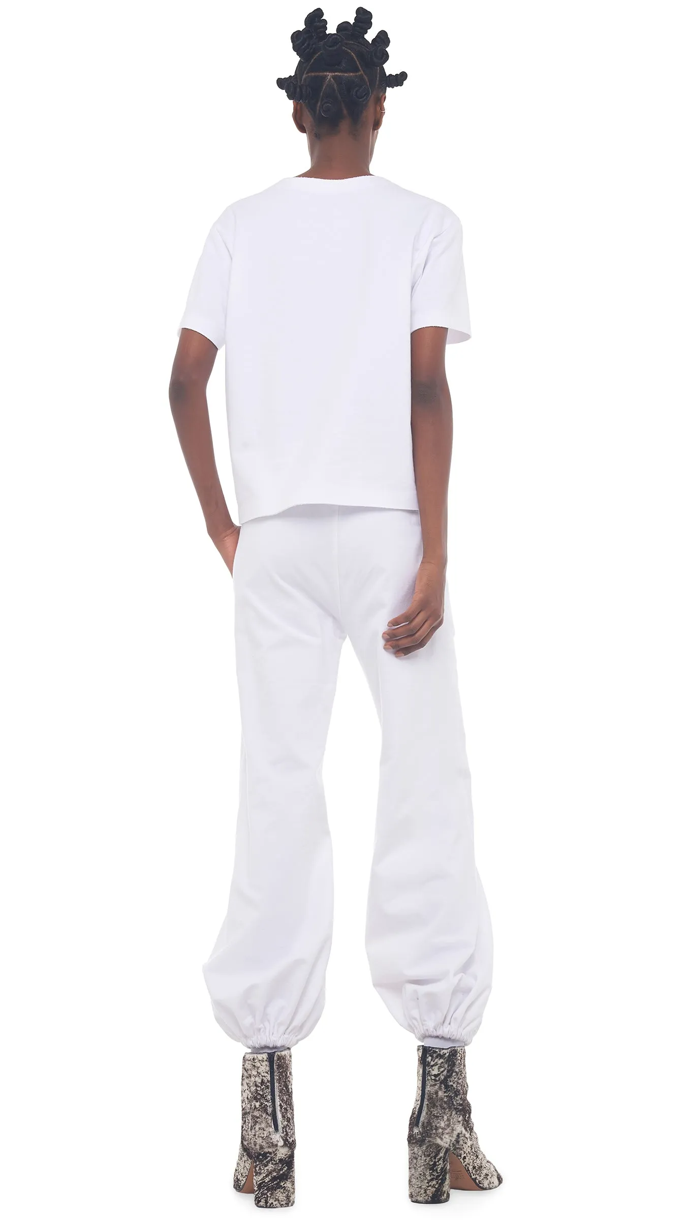 SHORT SLEEVE BOXY TOP sold by Norma Kamali product image thumbnail 3