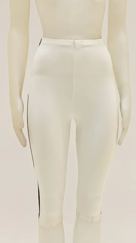 SIDE STRIPE CROPPED LEGGING sold by Norma Kamali