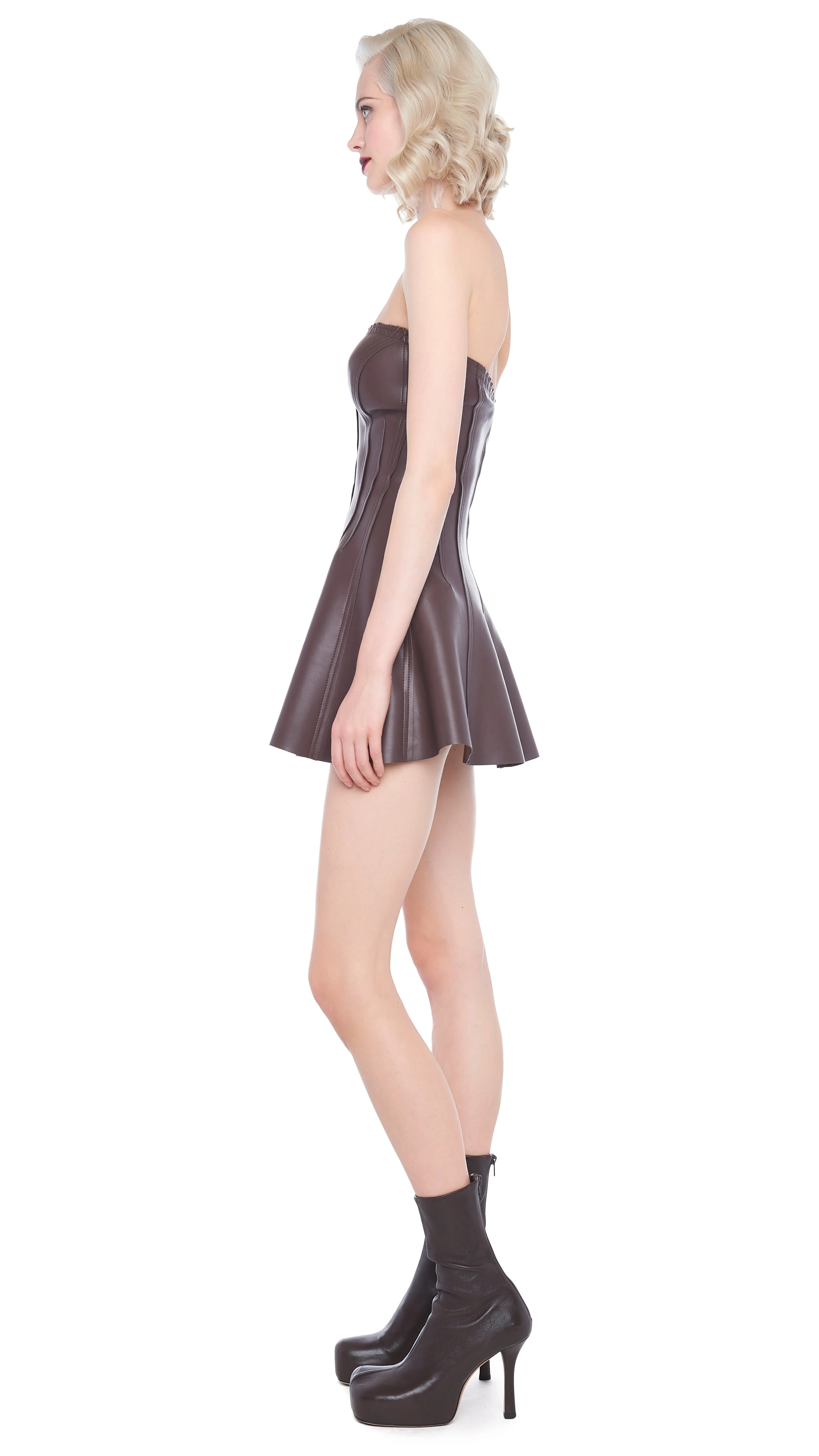 STRAPLESS GRACE MINI DRESS sold by Norma Kamali product image thumbnail 2
