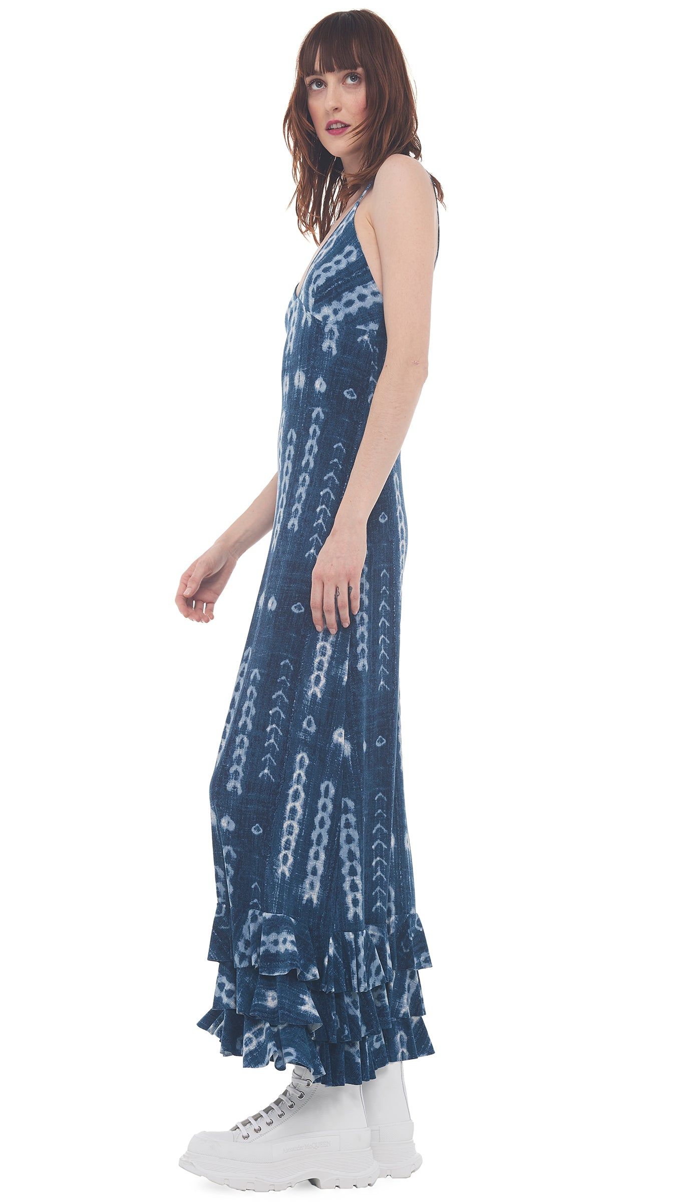 SLIP RUFFLE DRESS sold by Norma Kamali product image thumbnail 2