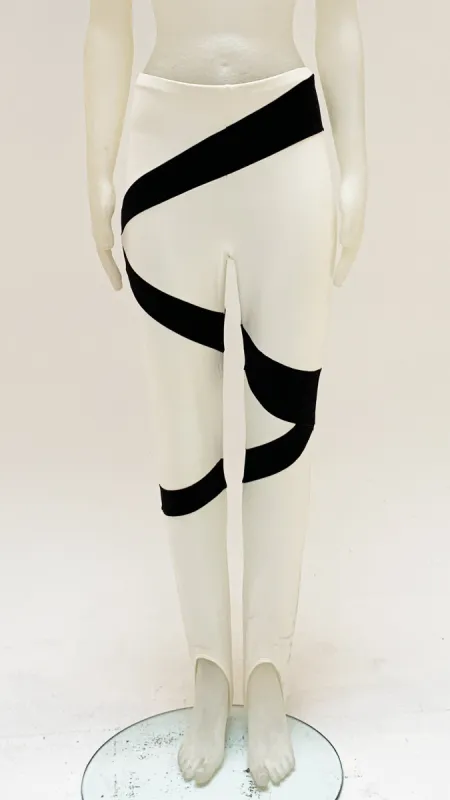 SPLICED STIRRUP LEGGING sold by Norma Kamali