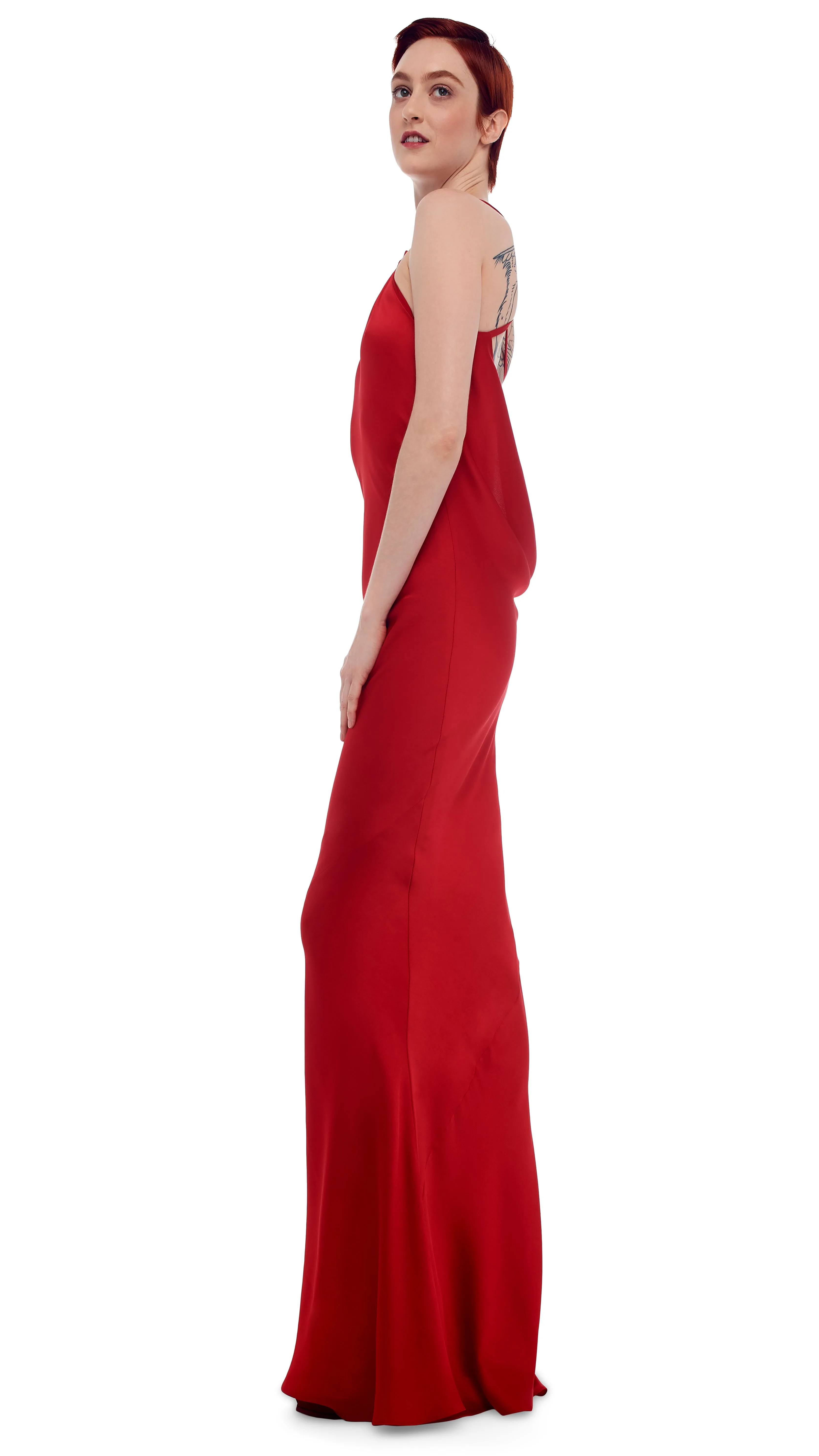 ONE SHOULDER BIAS GOWN sold by Norma Kamali product image thumbnail 2