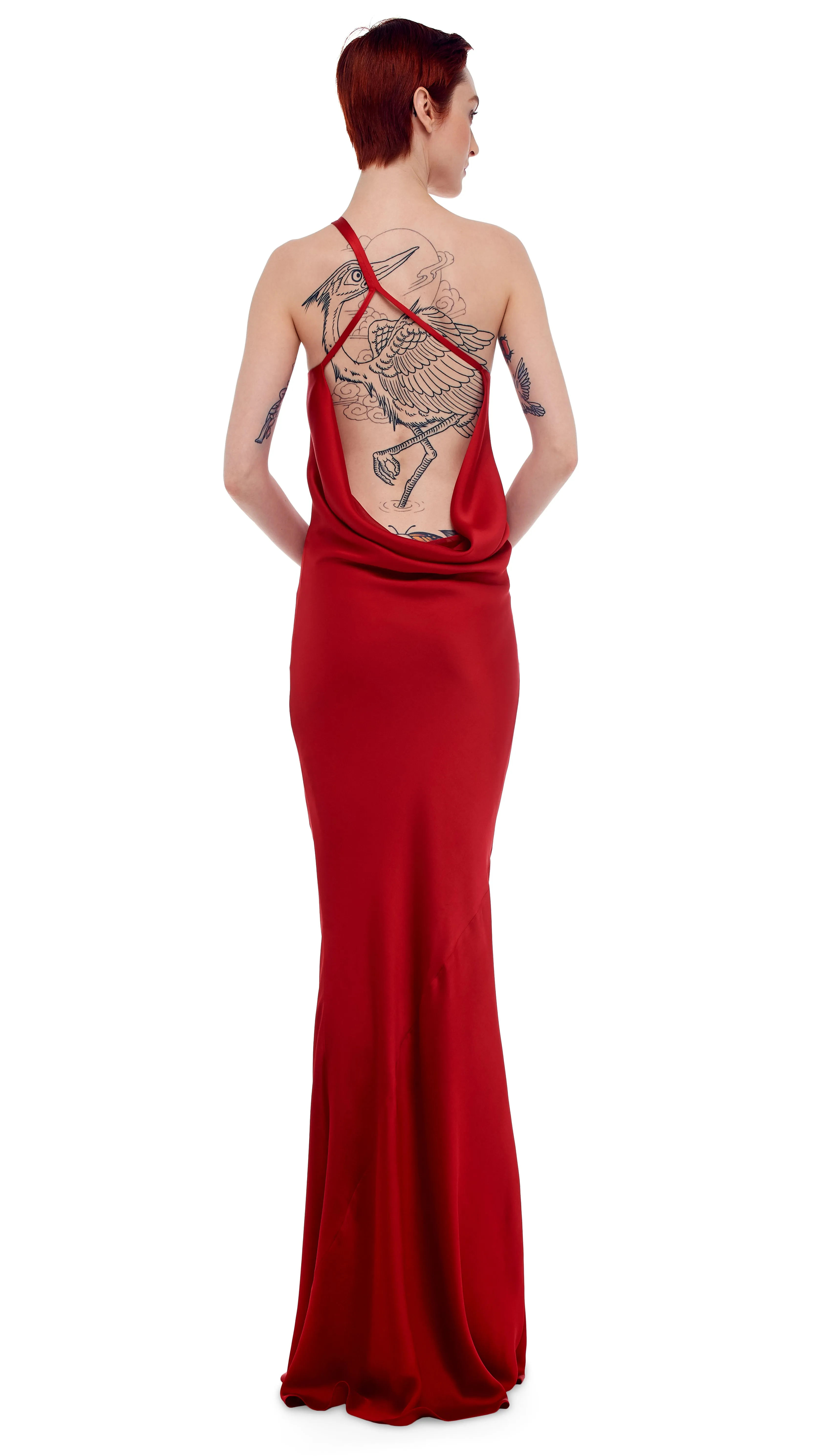 ONE SHOULDER BIAS GOWN sold by Norma Kamali product image thumbnail 3