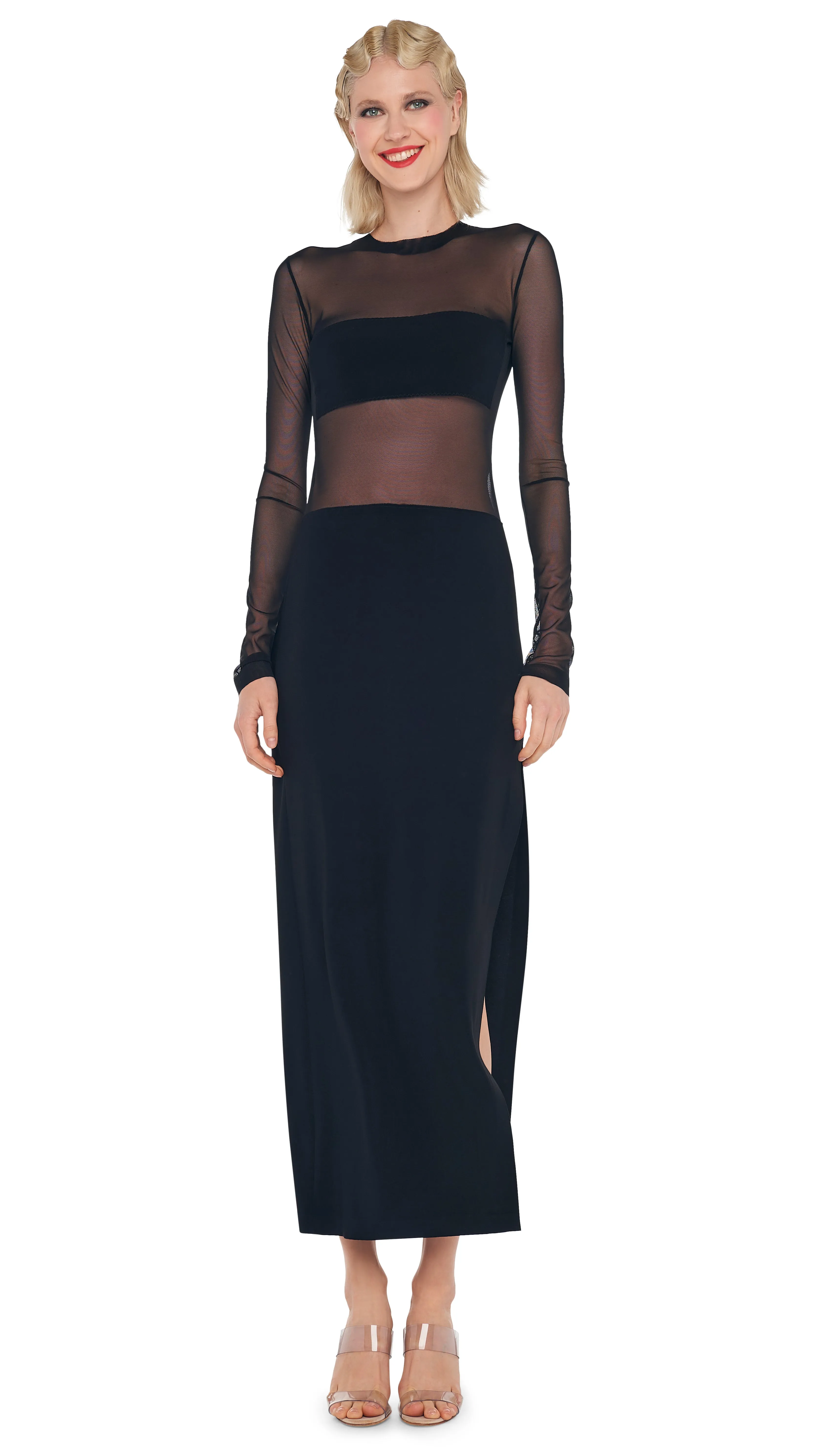 DASH DASH SIDE SLIT GOWN sold by Norma Kamali