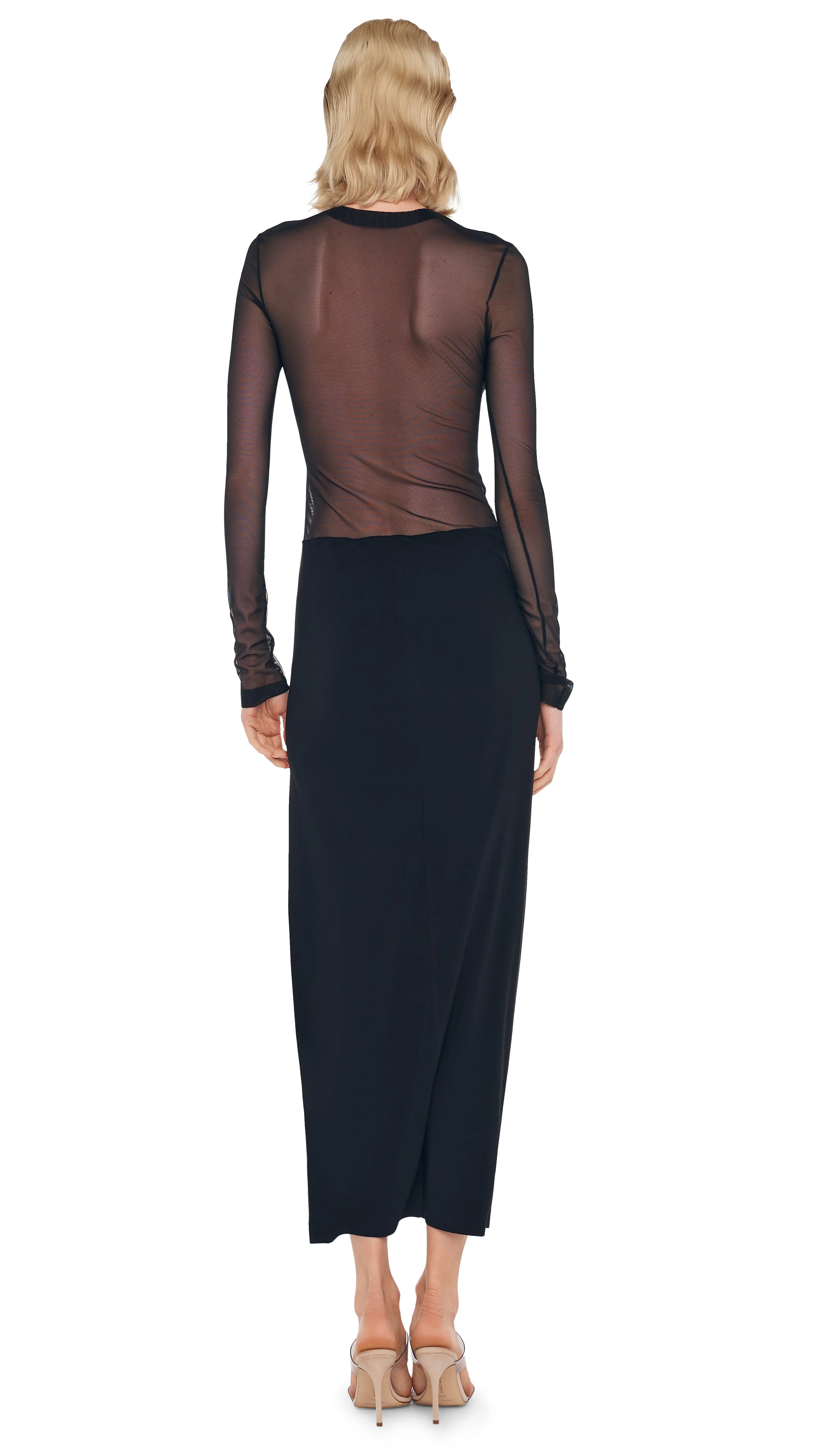 DASH DASH SIDE SLIT GOWN sold by Norma Kamali product image thumbnail 3
