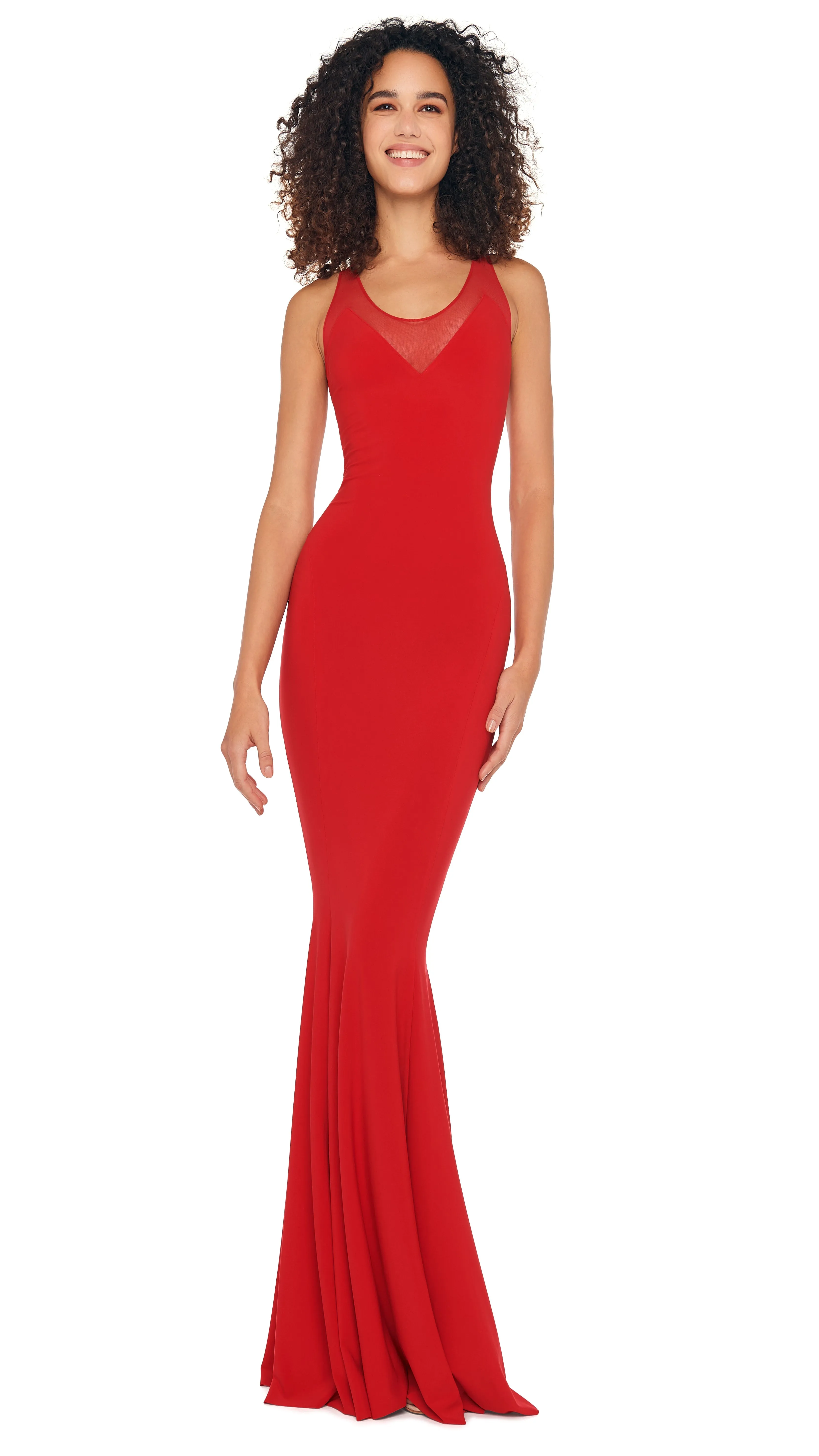 RACER FISHTAIL GOWN sold by Norma Kamali