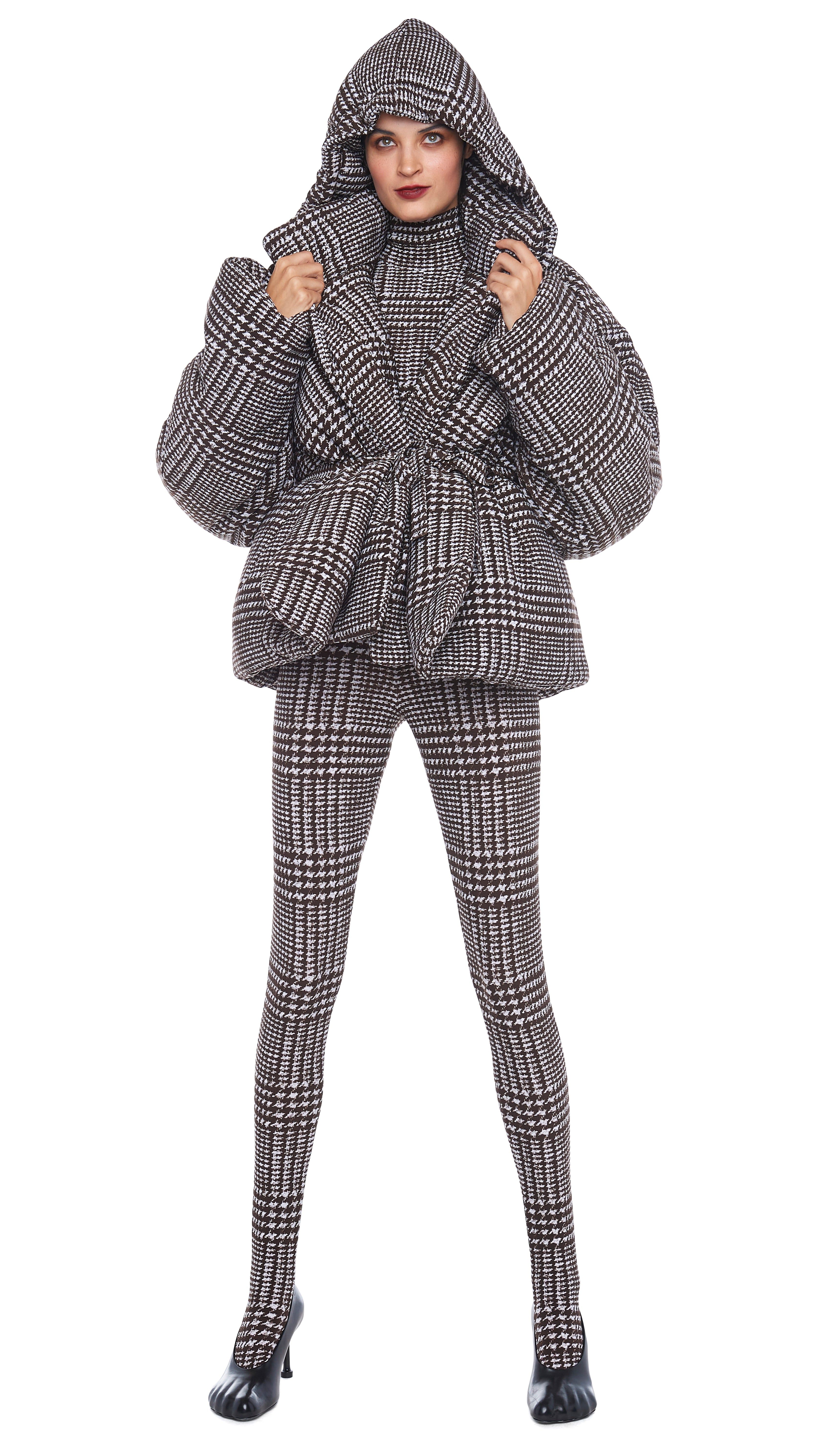 HOODED SLEEPING BAG JACKET sold by Norma Kamali product image thumbnail 5