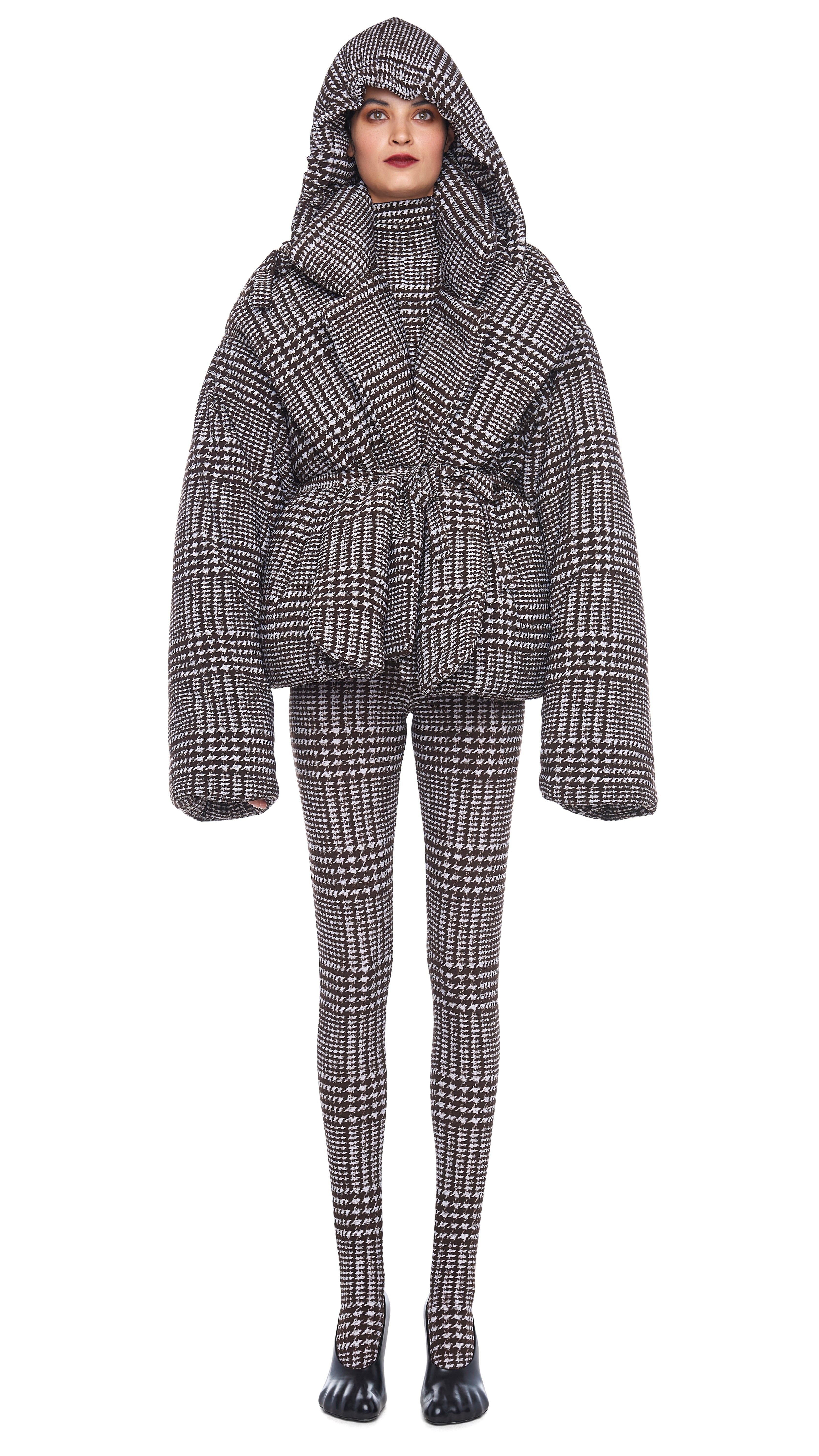 HOODED SLEEPING BAG JACKET sold by Norma Kamali