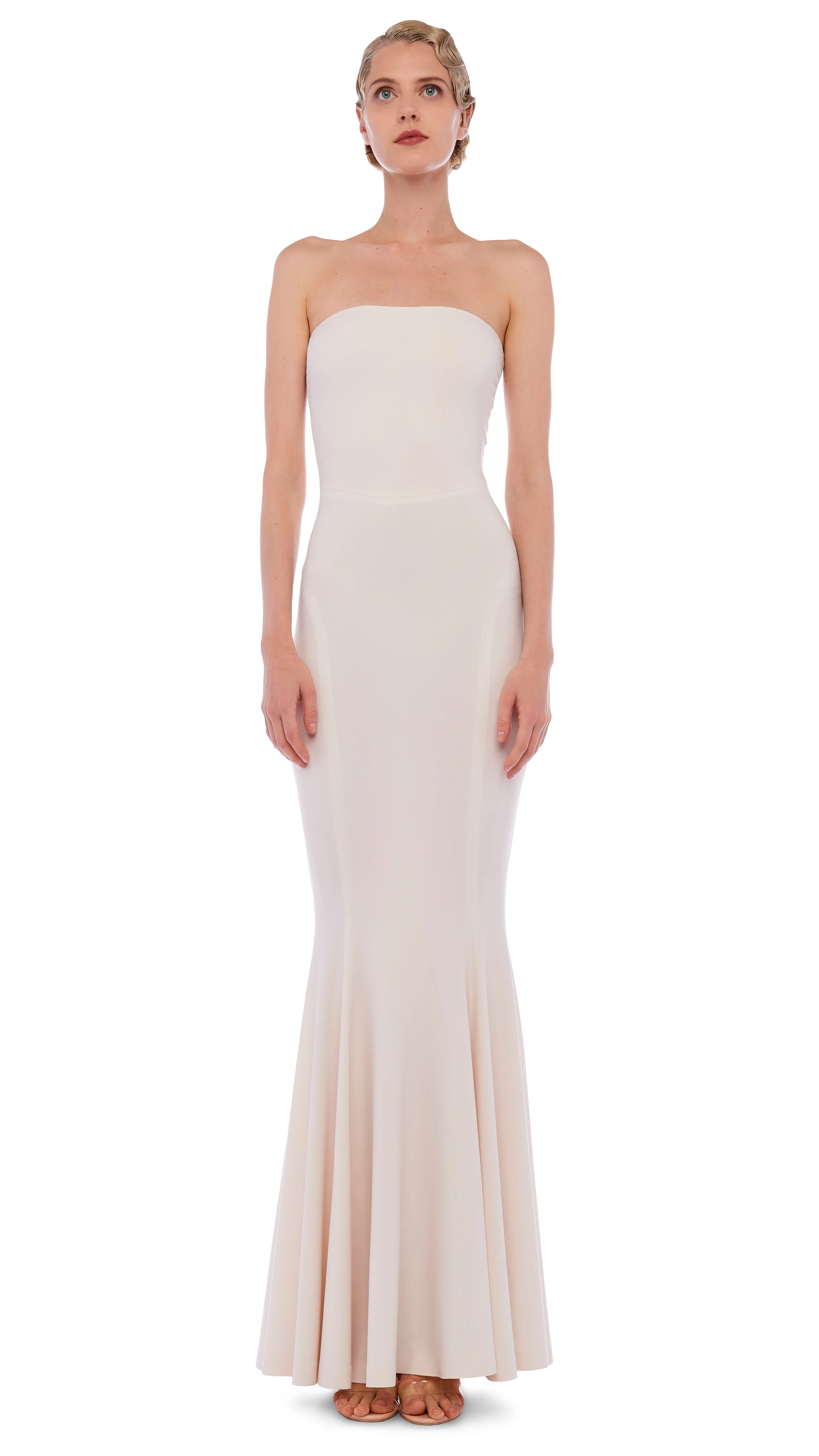 STRAPLESS FISHTAIL GOWN sold by Norma Kamali
