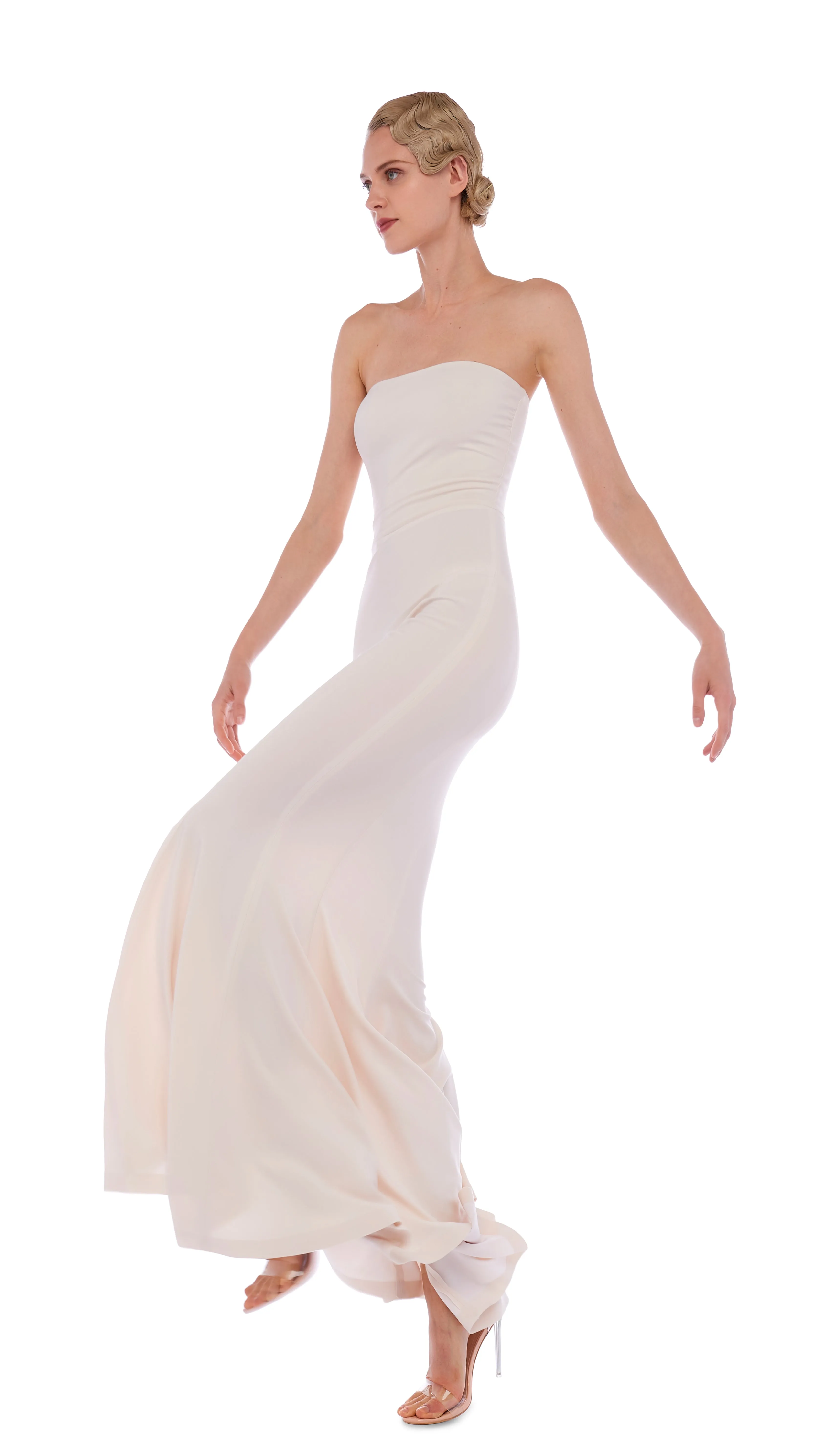 STRAPLESS FISHTAIL GOWN sold by Norma Kamali product image thumbnail 5
