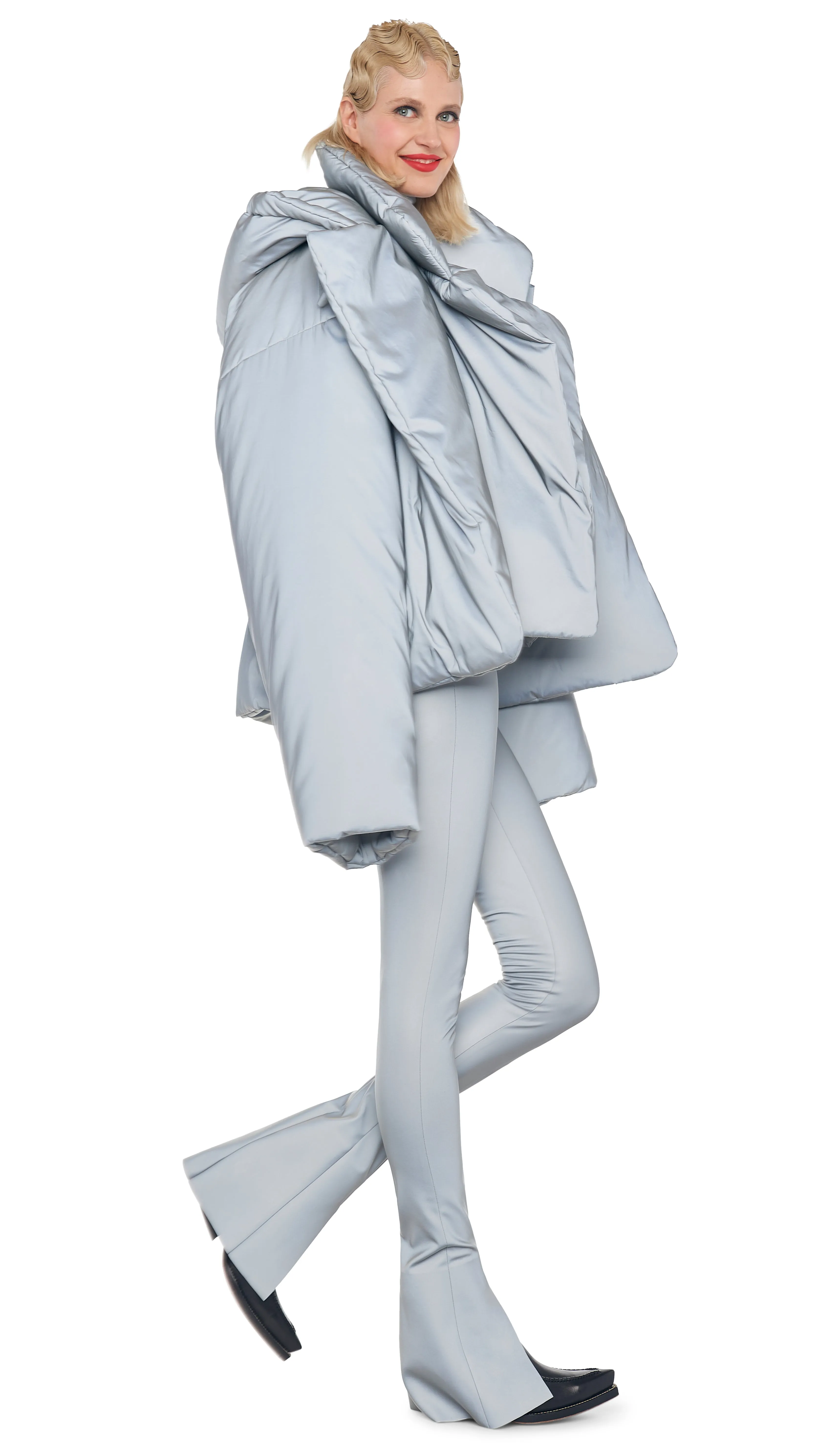 HOODED SLEEPING BAG JACKET sold by Norma Kamali product image thumbnail 4