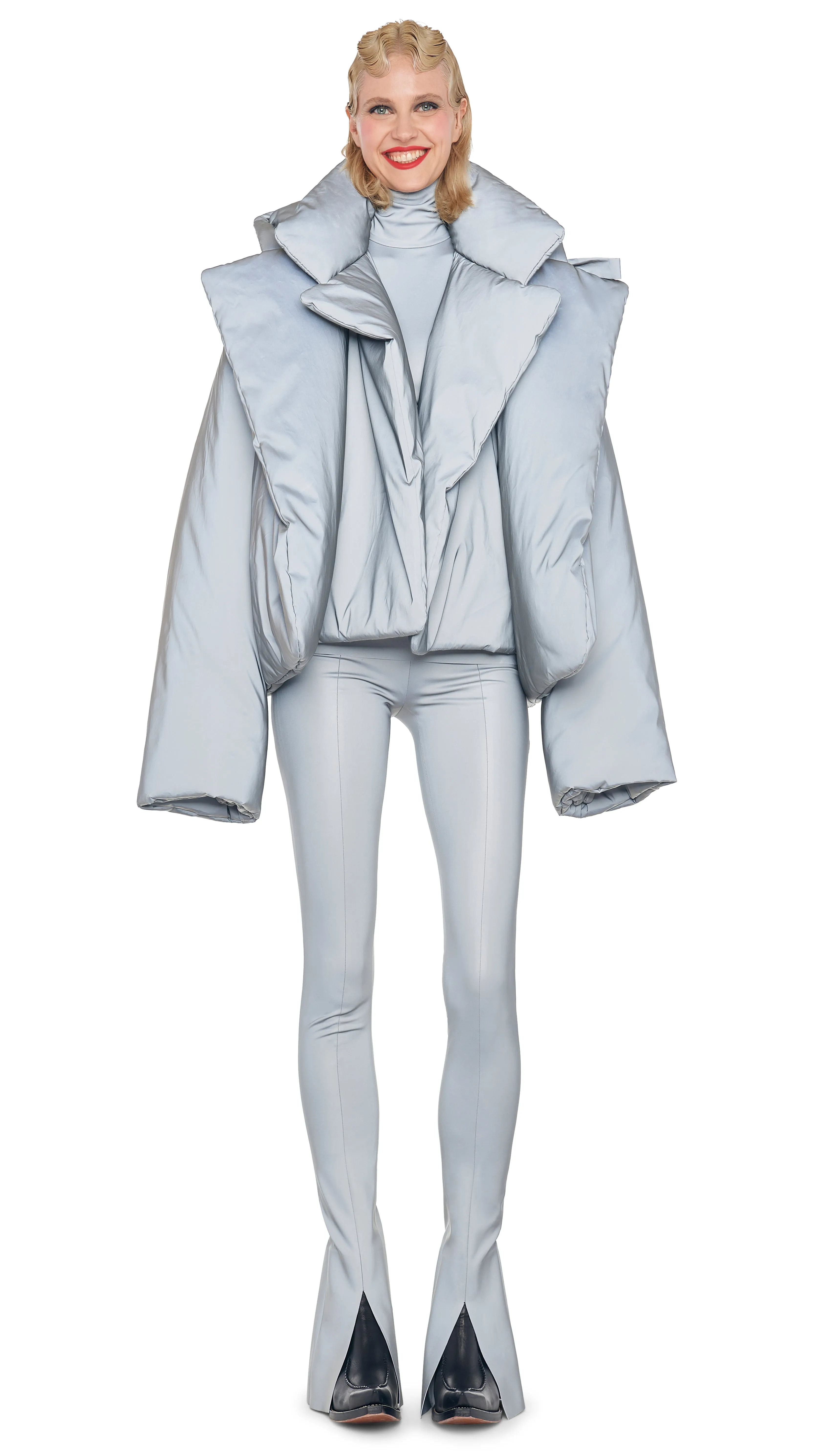 HOODED SLEEPING BAG JACKET sold by Norma Kamali