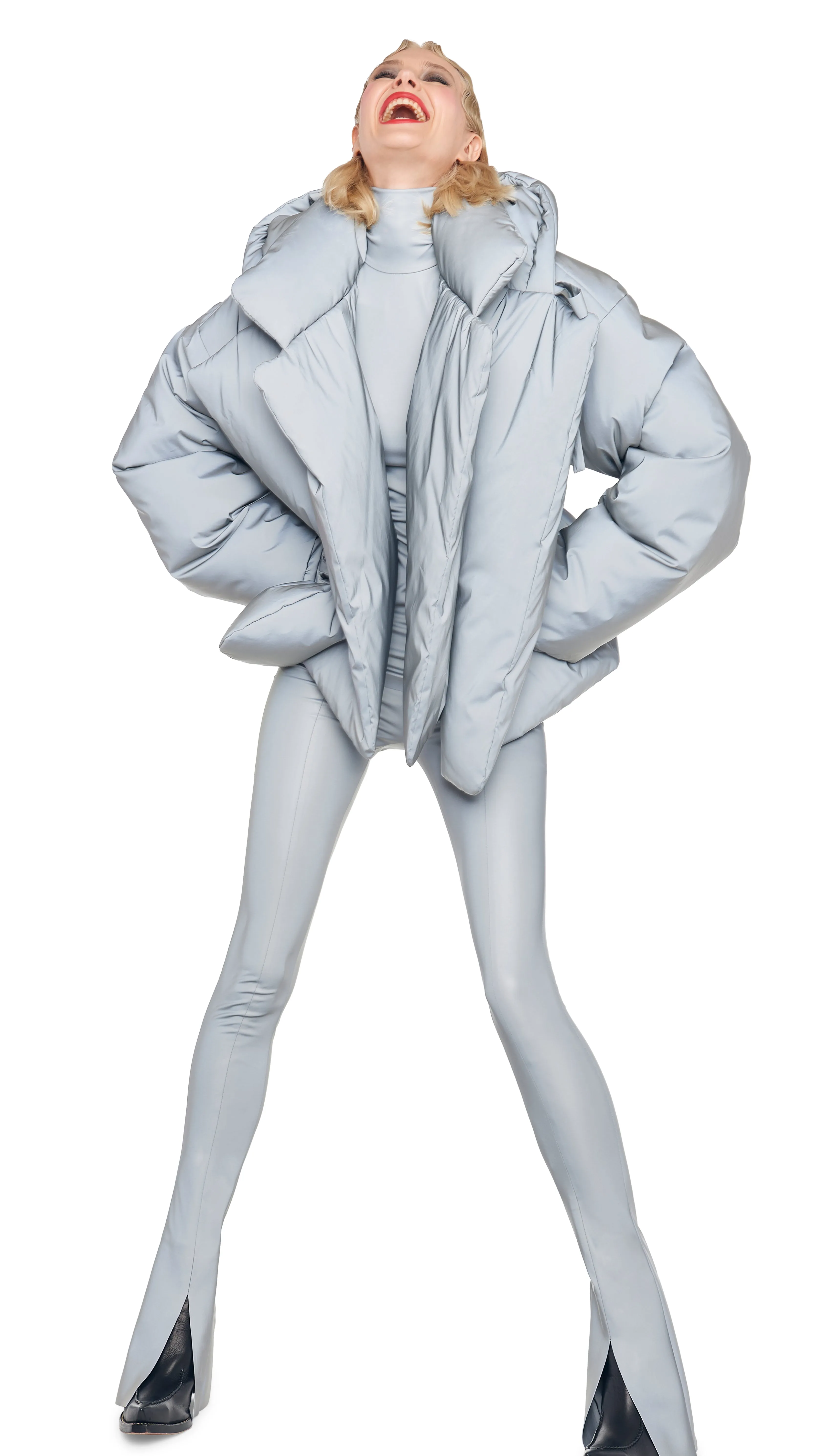 HOODED SLEEPING BAG JACKET sold by Norma Kamali product image thumbnail 5