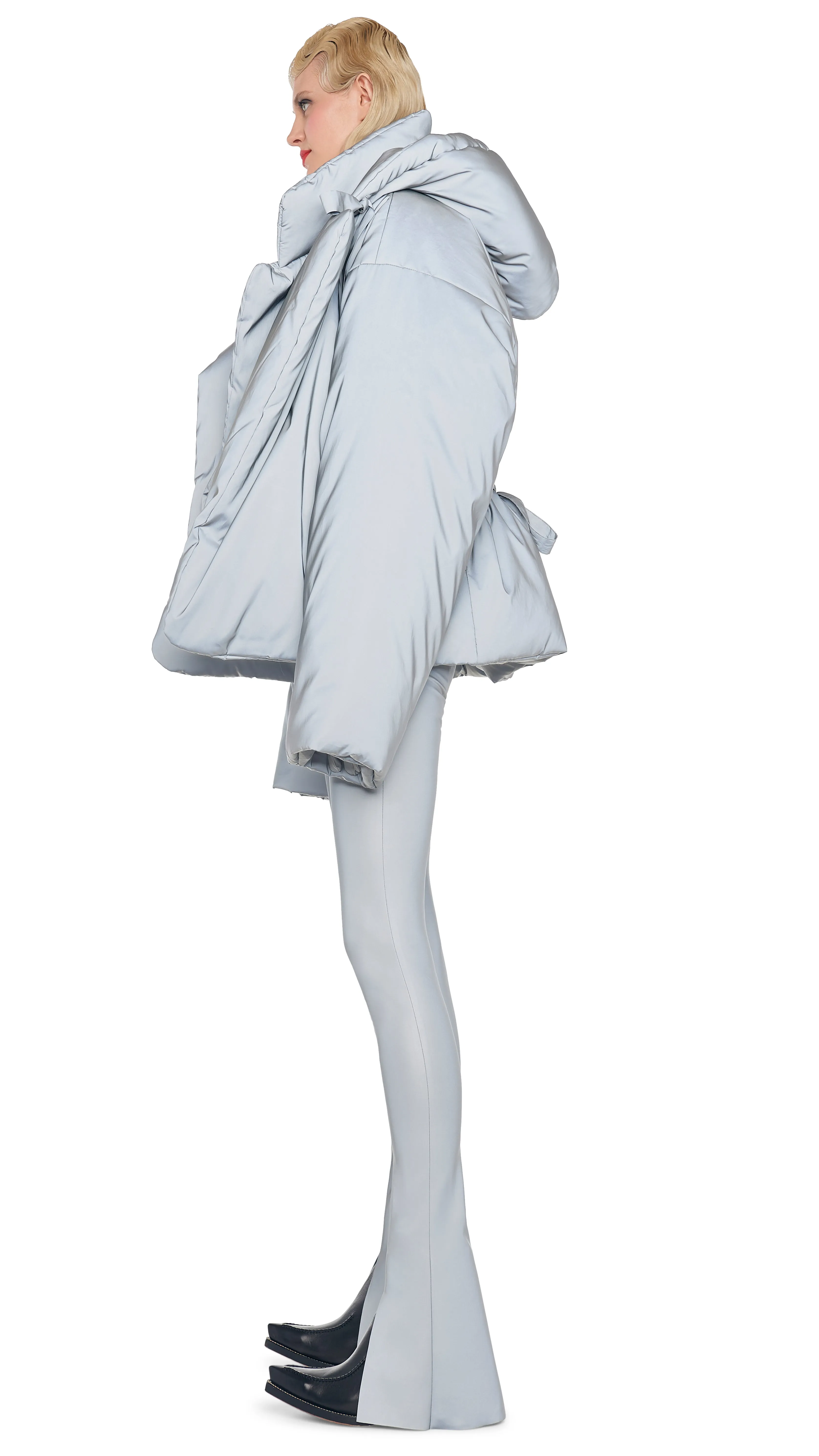 HOODED SLEEPING BAG JACKET sold by Norma Kamali product image thumbnail 2