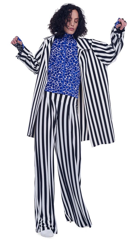 HIGH WAIST PLEAT PANT sold by Norma Kamali product image thumbnail 5