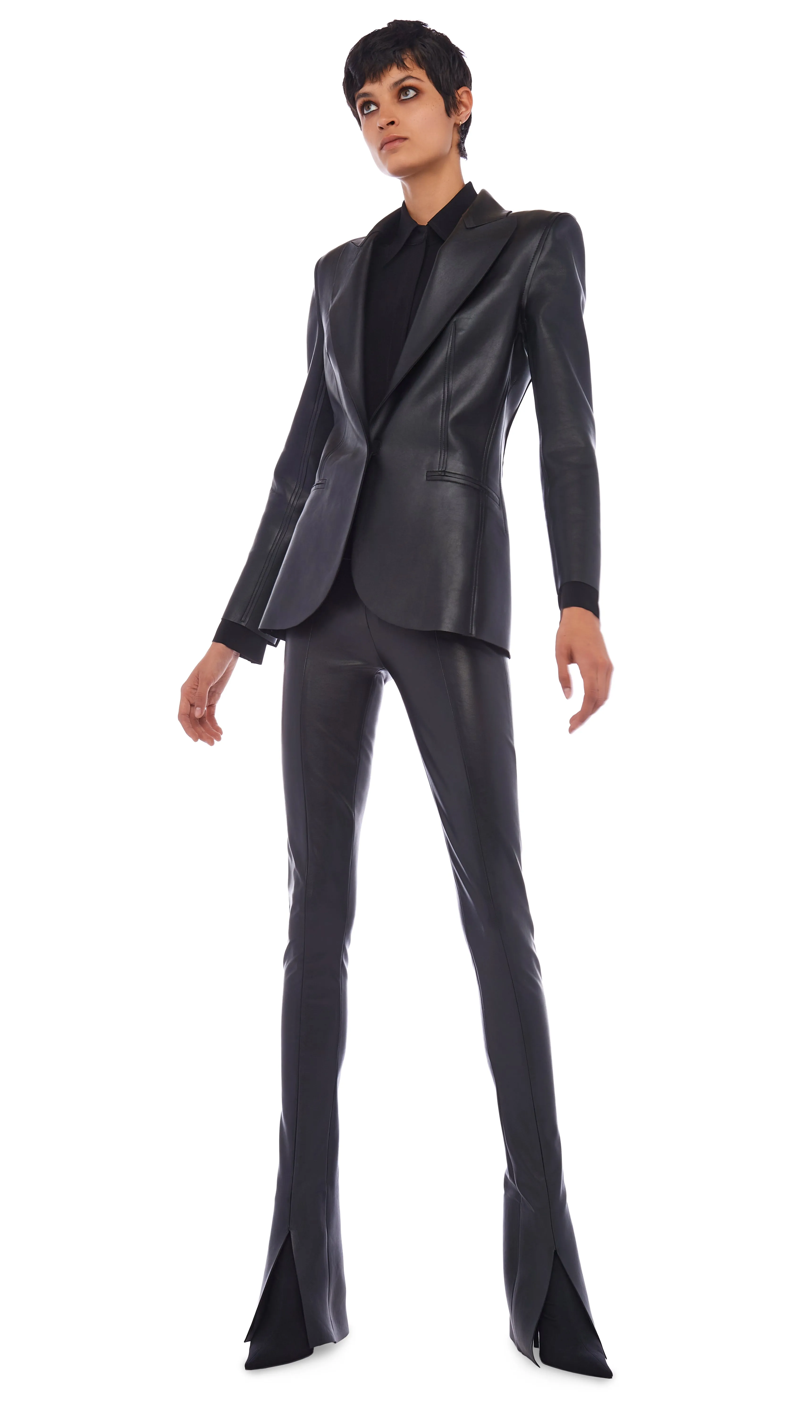 CLASSIC SINGLE BREASTED JACKET sold by Norma Kamali product image thumbnail 4