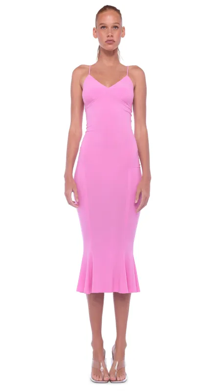 SLIP FISHTAIL DRESS sold by Norma Kamali