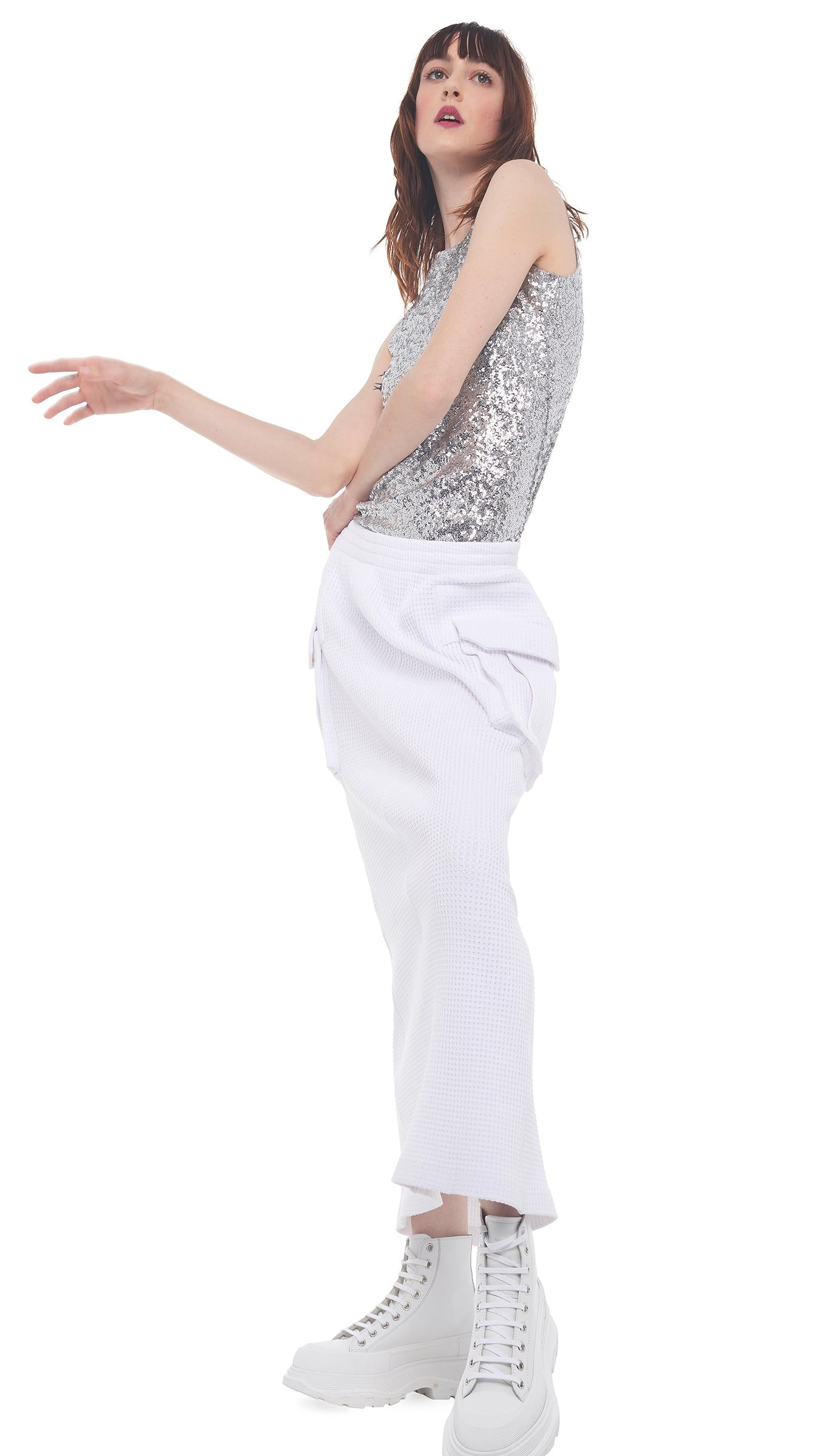 SEQUIN SWING TOP sold by Norma Kamali product image thumbnail 5